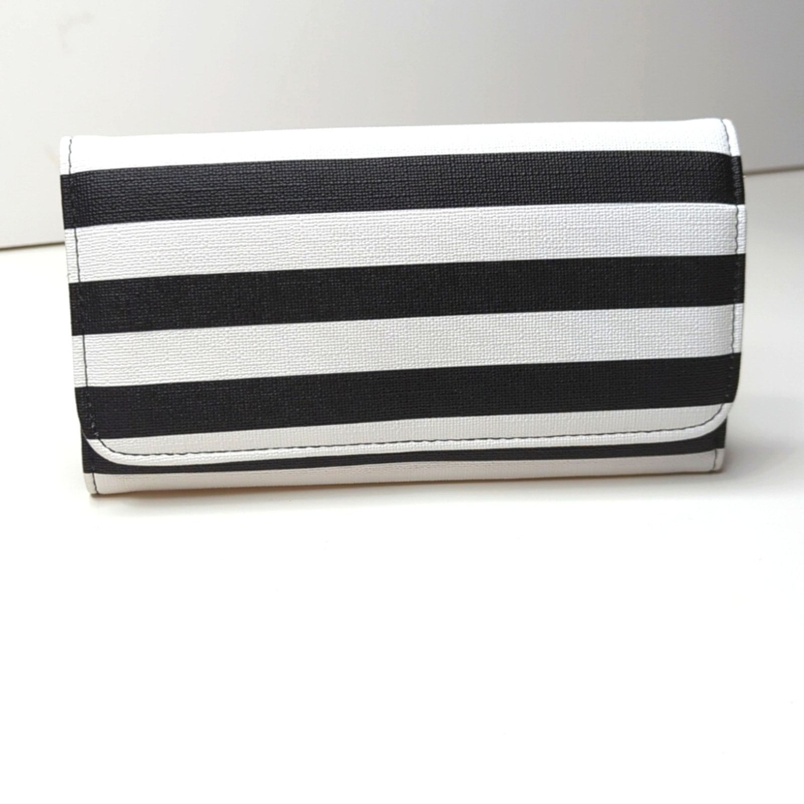 Other KUT FROM THE KLOTH Black White Striped Slimfold Wallet NEW Size ONE SIZE - 1 Thumbnail