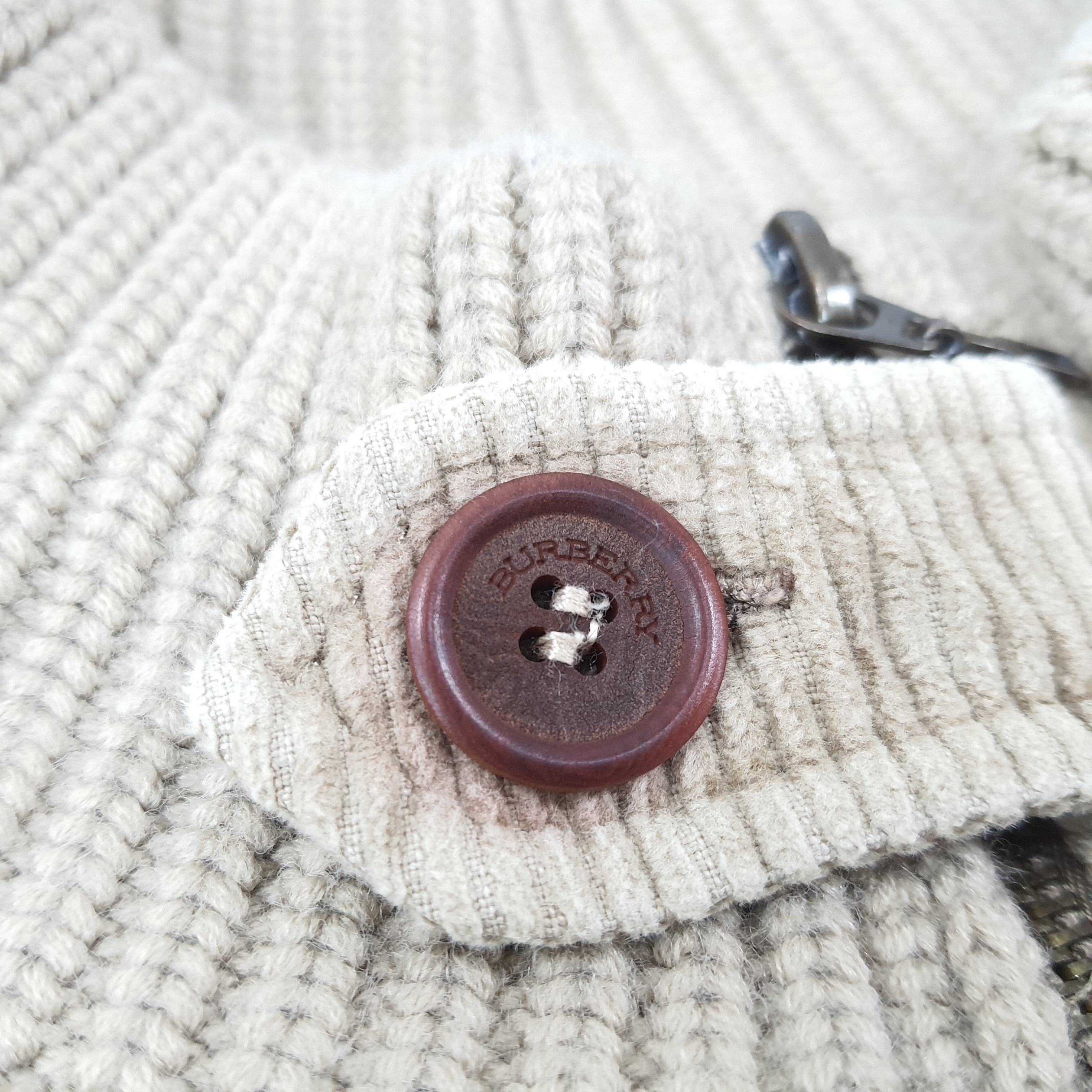 Burberry × Vintage Vintage Burberry London Nova Check Knitted Jacket Size US XL / EU 56 / 4 - 4 Thumbnail