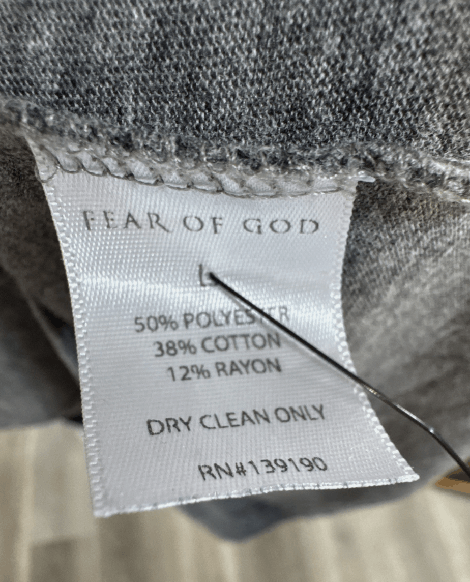 Fear of God FEAR OF GOD “FIRST COLLECTION” Very Rare Jerry Lorenzo Large Size US L / EU 52-54 / 3 - 6 Thumbnail