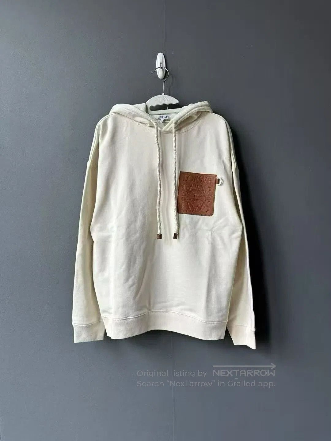 Loewe Loewe Leather Patch Hoodie. Size US S / EU 44-46 / 1 - 1 Thumbnail