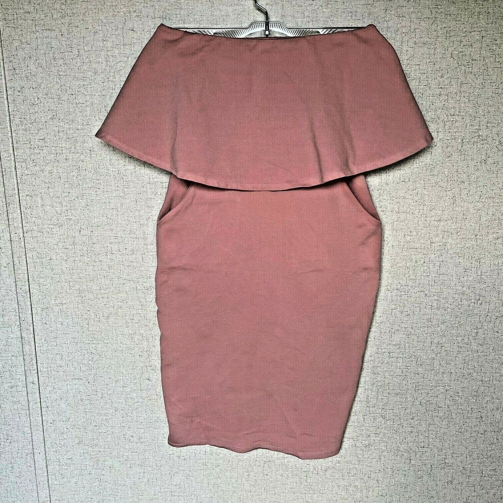 Other Rolla Coster size Small Off Shoulder Dress Drape Bodice Pink Size S / US 4 / IT 40 - 1 Thumbnail