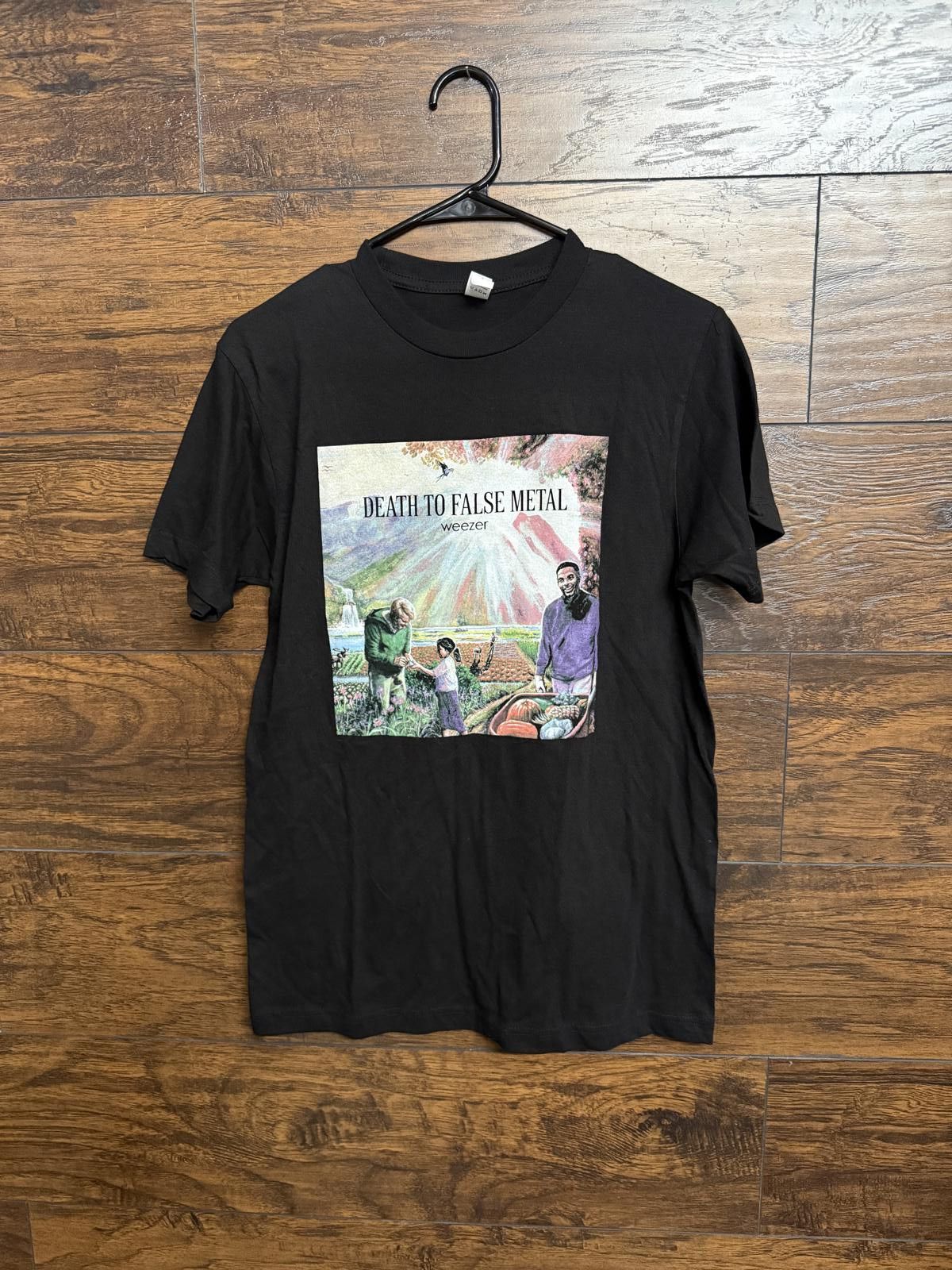 Tultex Weezer T-shirt Album Death to False Metal Promo Tee Size US S / EU 44-46 / 1 - 1 Thumbnail