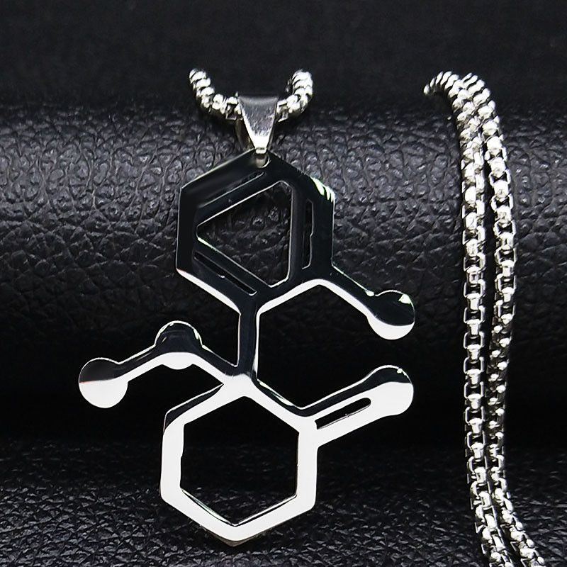 Jewelry Multipolar Neutron Biology Shape Chain Necklace Size ONE SIZE - 2 Thumbnail