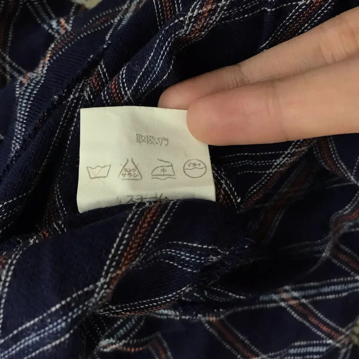 Vintage Vintage MOGA TARTAN MONOGRAM Polo Tee Shirt Made In Japan Size US M / EU 48-50 / 2 - 6 Thumbnail