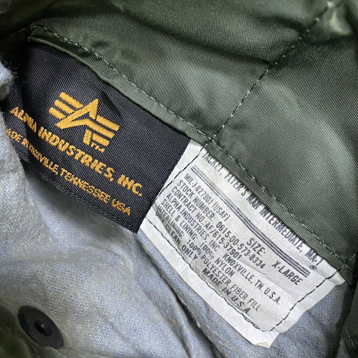 Alpha Industries Vtg Ma1 Usaf Air Force Alpha Industries Size US XL / EU 56 / 4 - 10 Thumbnail