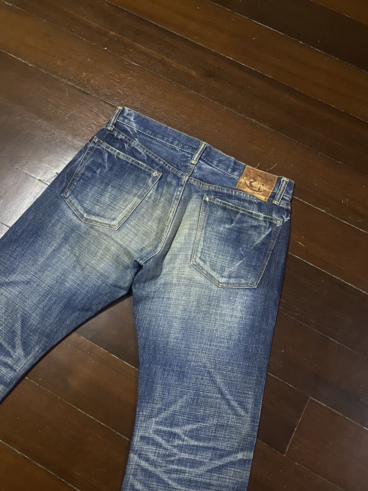 Eternal × Japanese Brand × Warehouse Rare Eternal Japan Distressed Denim mud wash clawmark Jeans Size US 35 - 6 Thumbnail
