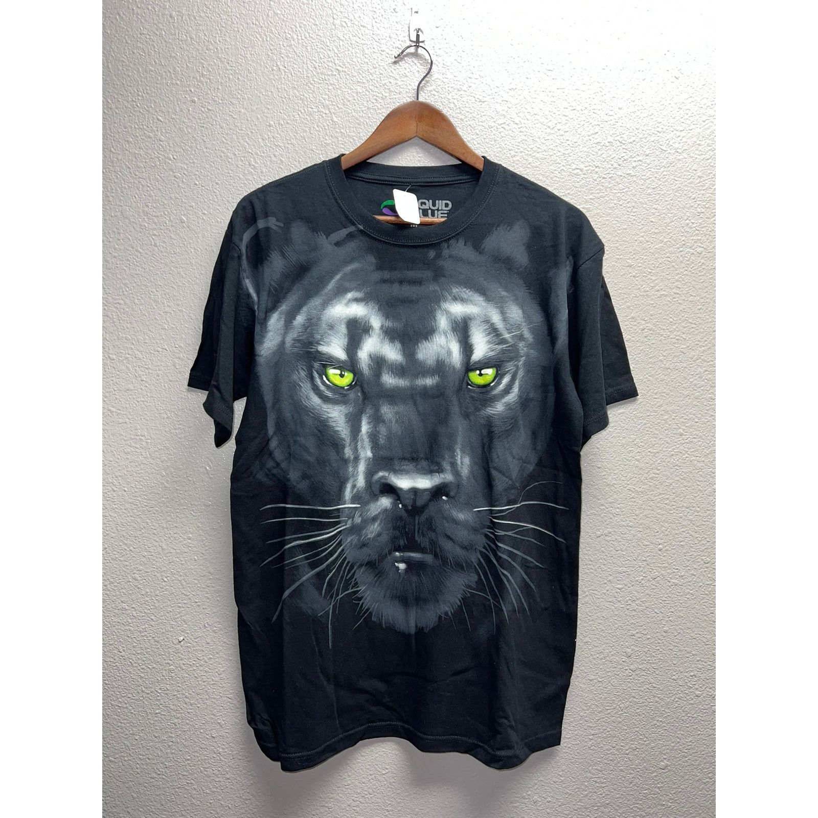 Liquid Blue Liquid Blue Panther Shirt 2010 Big Cat Black Jaguar Tee M Size US M / EU 48-50 / 2 - 1 Thumbnail