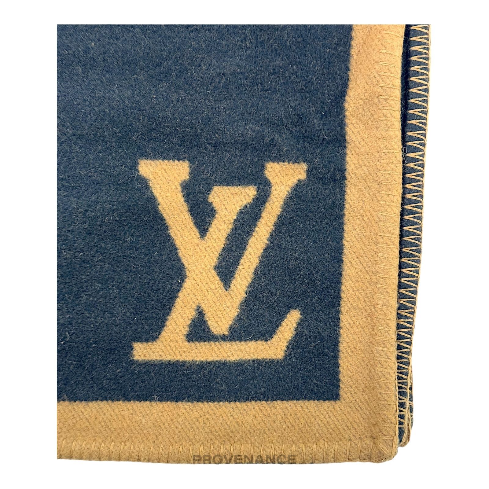 Louis Vuitton 🔴 Louis Vuitton Initials Karakoram Blanket - Wool Cashmere Size ONE SIZE - 10 Thumbnail