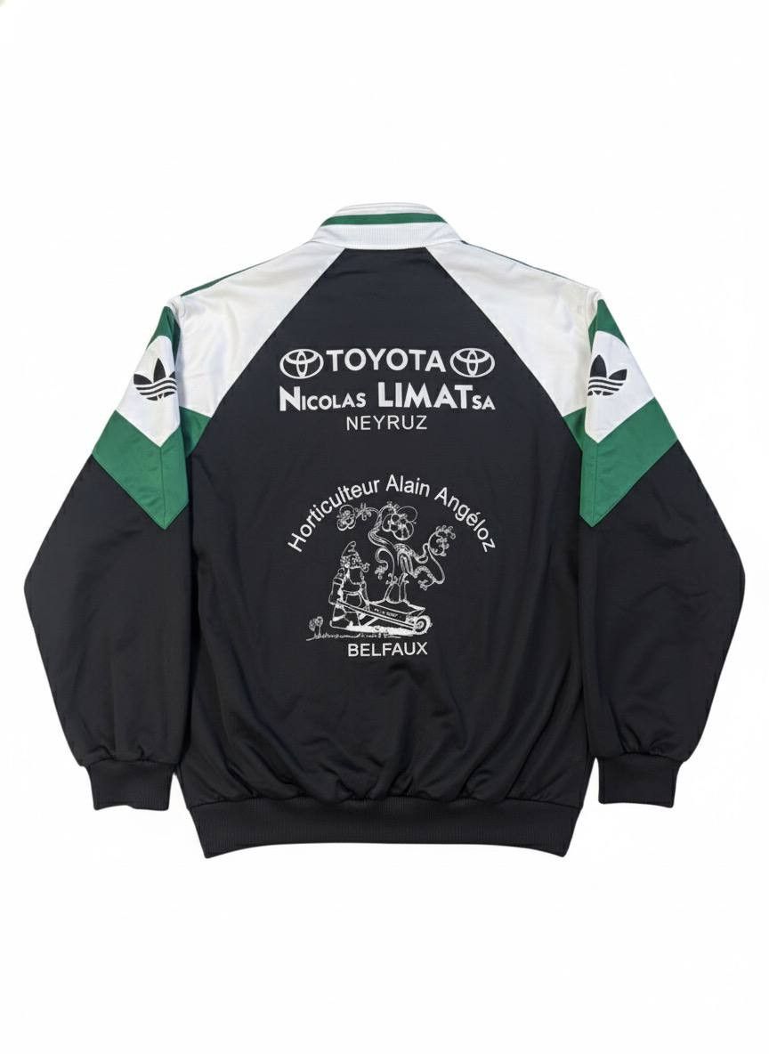 Adidas Vtg 90s Adidas Trefoil FC Neyruz Track Jacket L Size US L / EU 52-54 / 3 - 2 Thumbnail