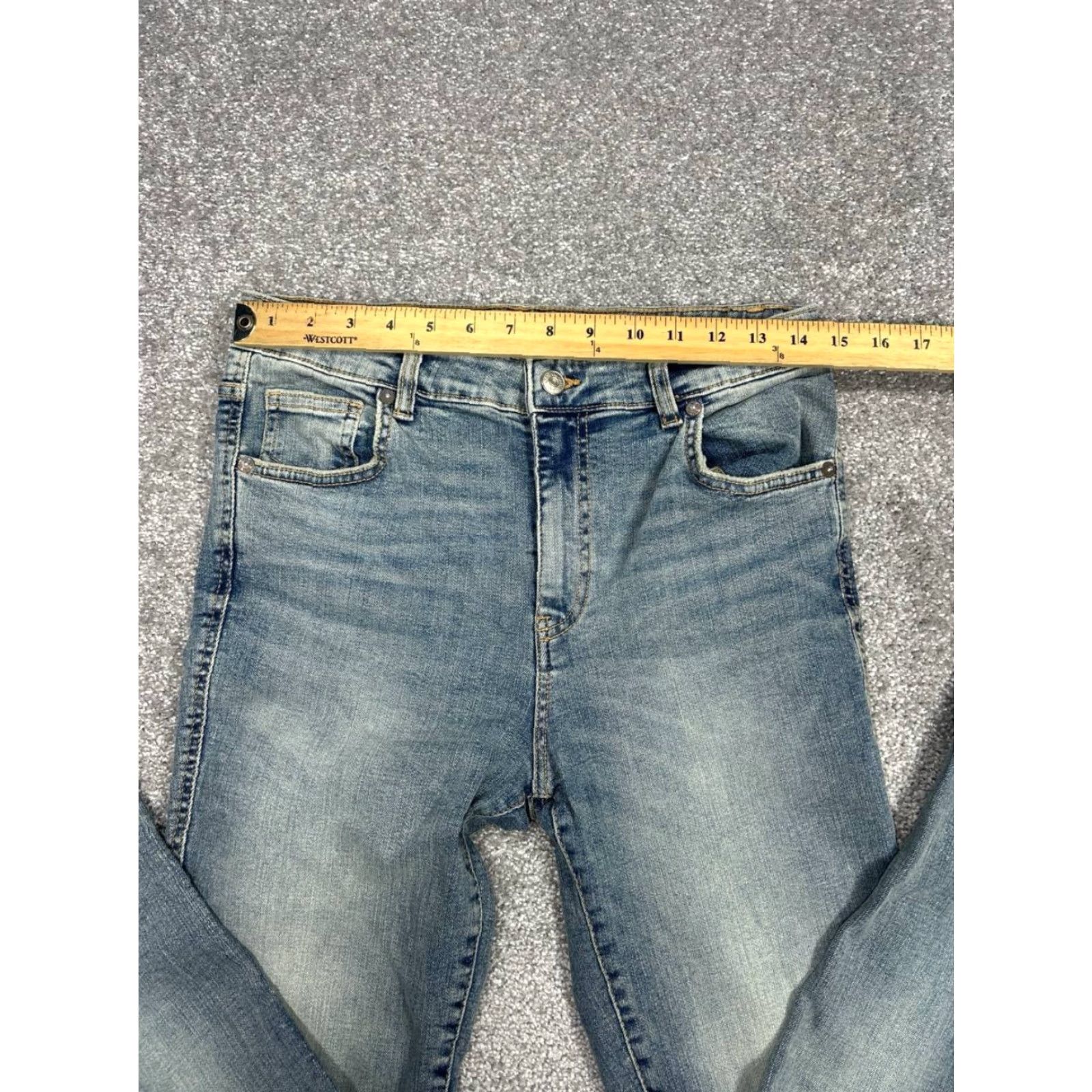 Zara Zara Jeans Mens 40 Blue Denim Mid Rise Straight Leg 30x28 Regular 5-Pocket Design Denim Straight Zara Mens Jeans Size US 40 / EU 56 - 6 Thumbnail