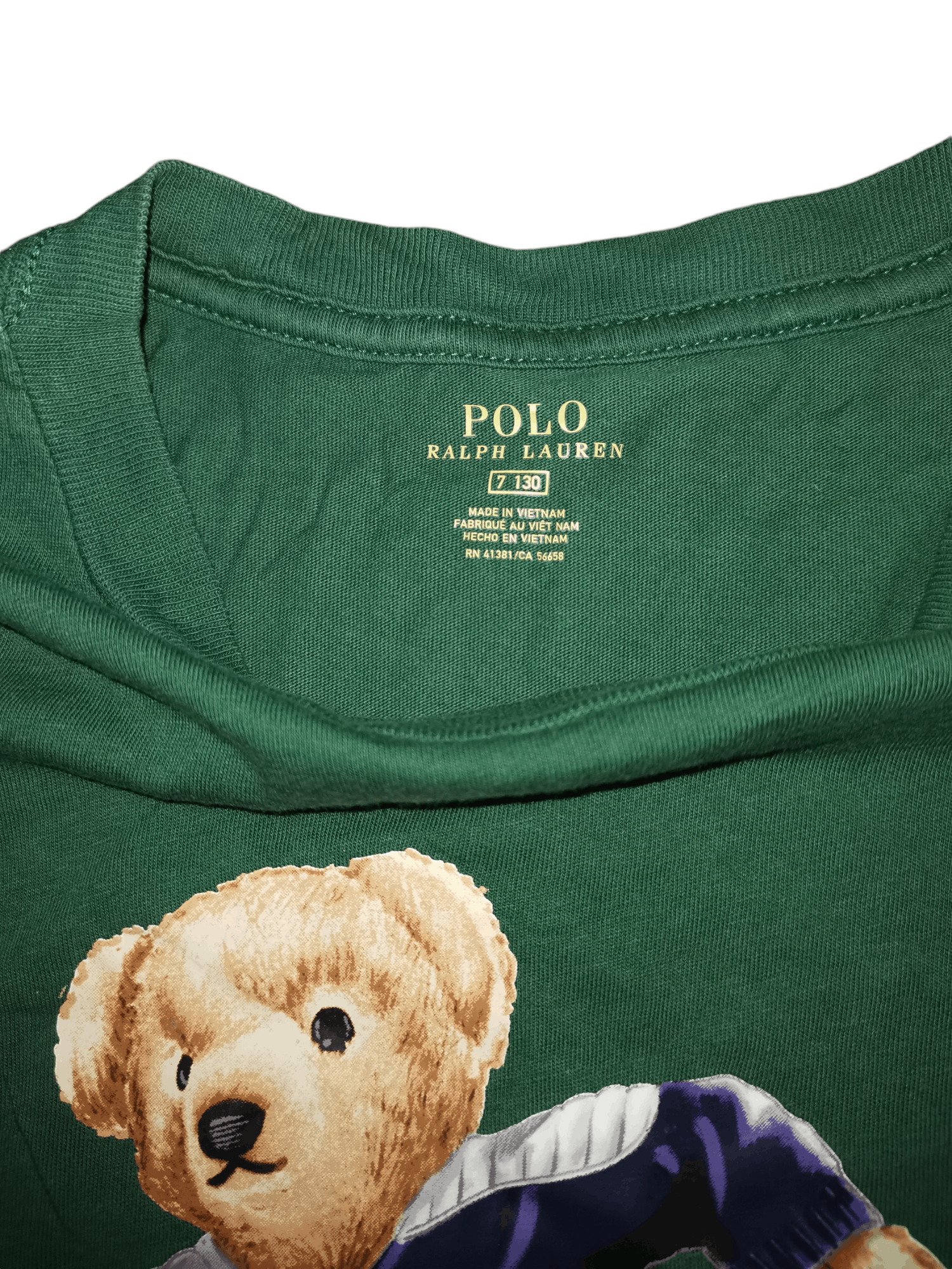 Polo Ralph Lauren × Ralph Lauren Ralph lauren polo bear football shirt size 7 kids Size US XXS / EU 40 - 2 Thumbnail