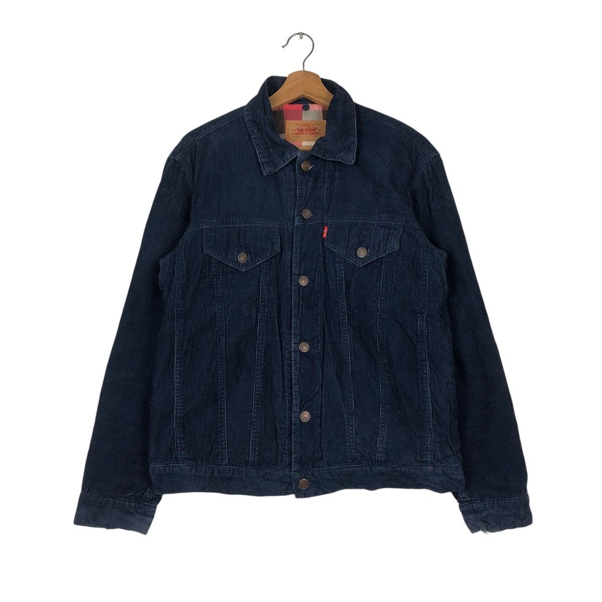 Levi's 🔥VINTAGE BIKER TRUCKER JACKET LEVI’S CORDUROY BLANKET Size US M / EU 48-50 / 2 - 3 Thumbnail