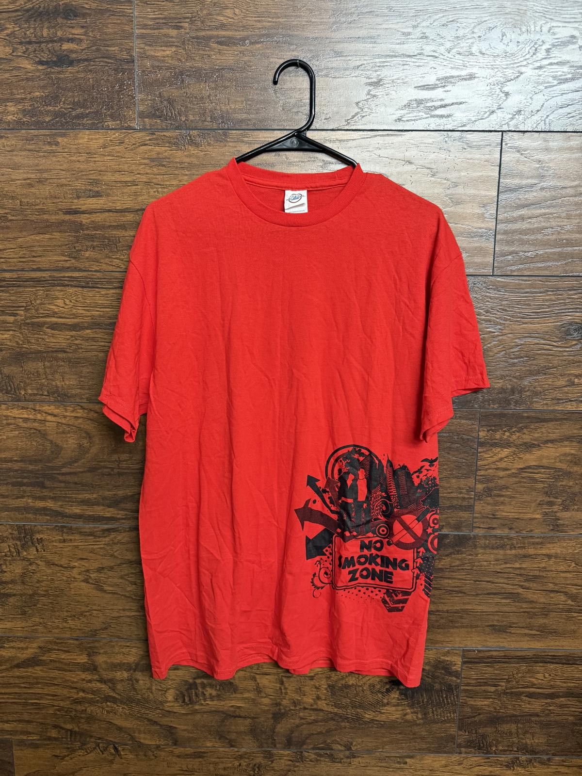 Delta Y2K No Smoking Zone T-shirt Wraparound Tee L Size US L / EU 52-54 / 3 - 1 Thumbnail