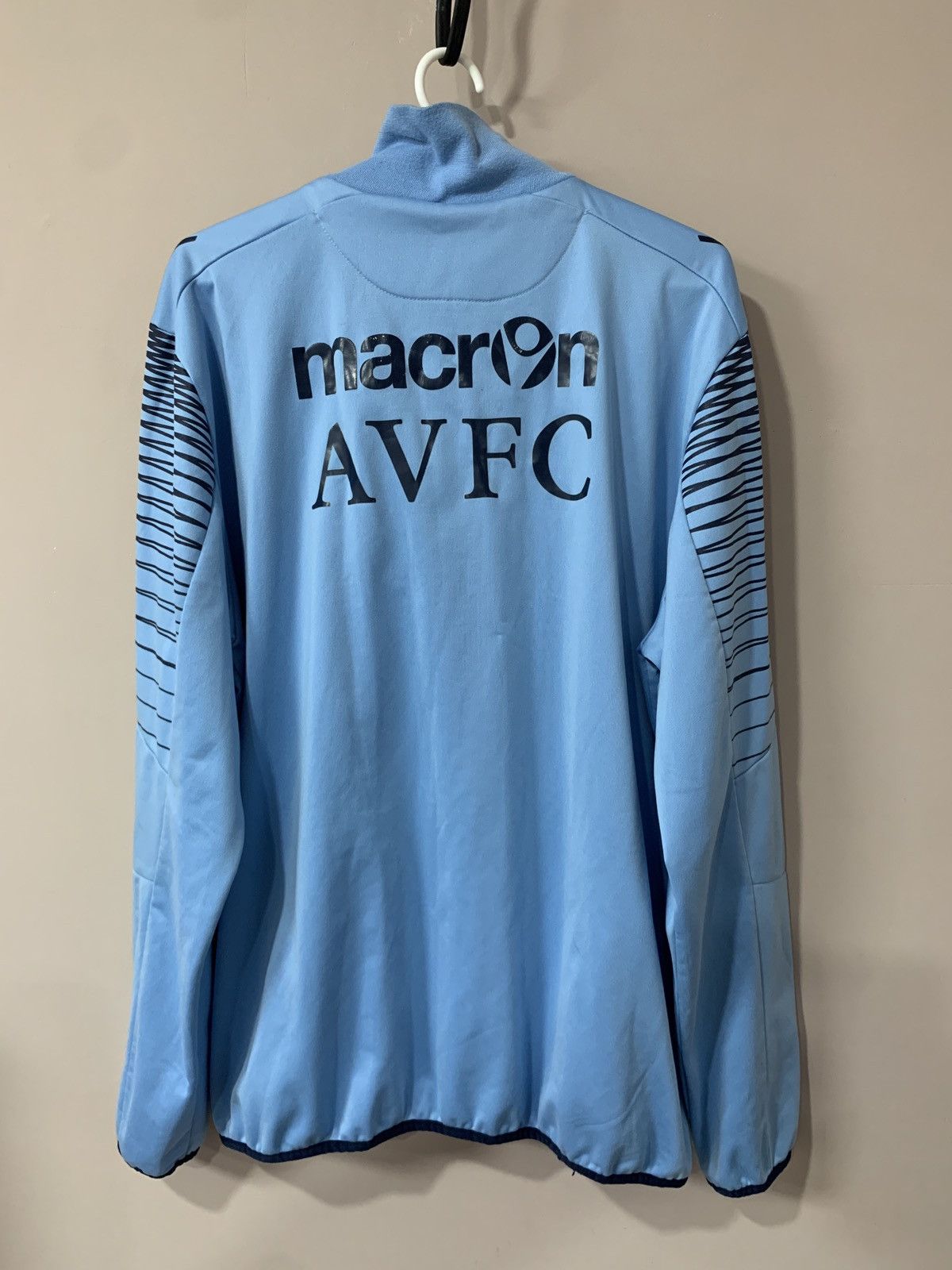Macron × Vintage Aston Villa Zip Training Football Sweatshirt Macron Soccer Size US XL / EU 56 / 4 - 2 Thumbnail