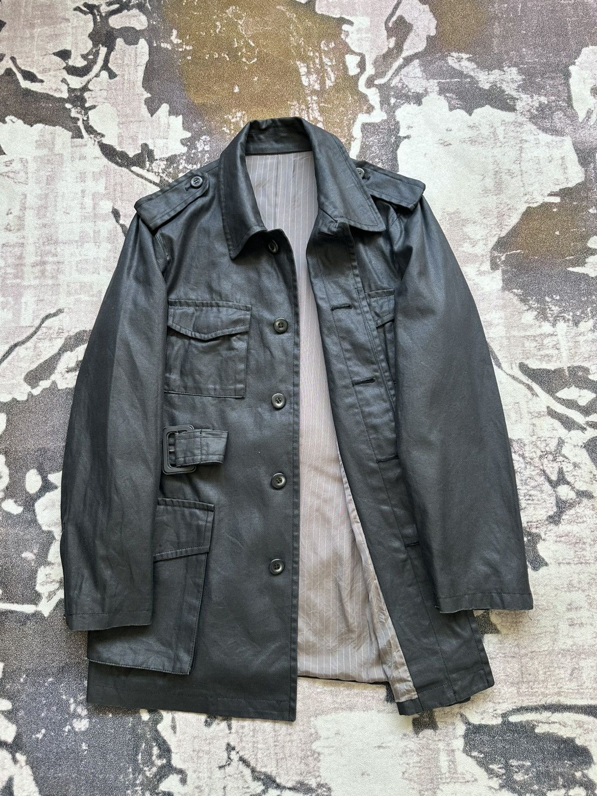 JUN MEN 80’s Junmen waxed trench coat Size US M / EU 48-50 / 2 - 6 Thumbnail