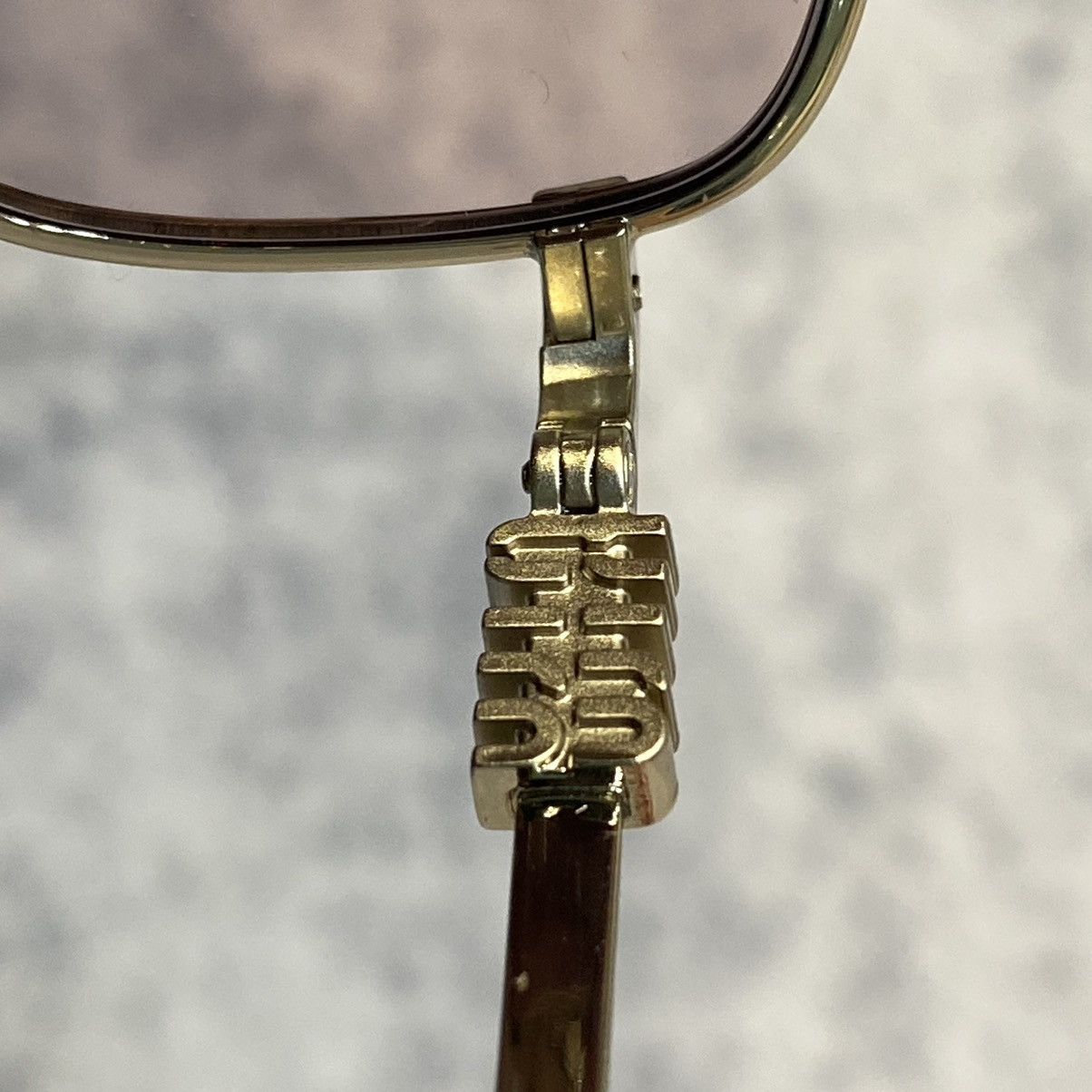 Miu Miu MIU MIU 0MU A53S ZVN4I0 PALE GOLD PINK Size ONE SIZE - 9 Thumbnail