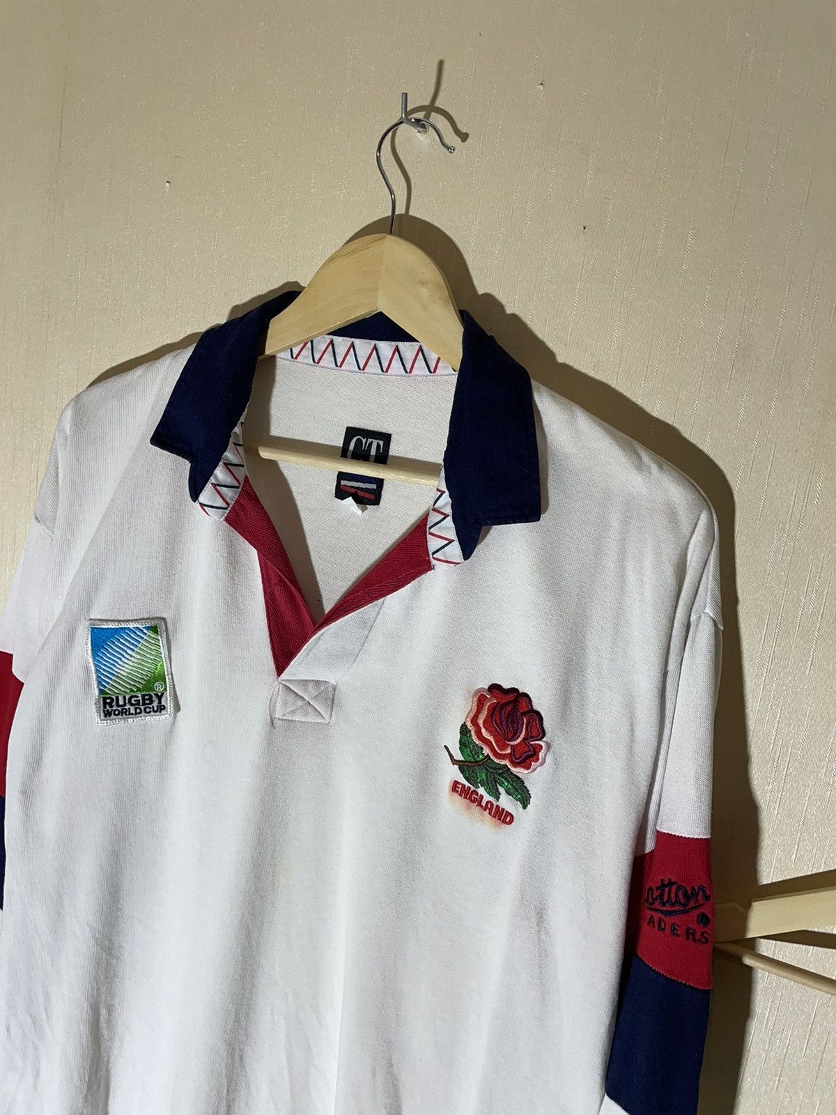 Vintage England Rugby Union World Cup 1995 vintage jersey Size US L / EU 52-54 / 3 - 2 Thumbnail