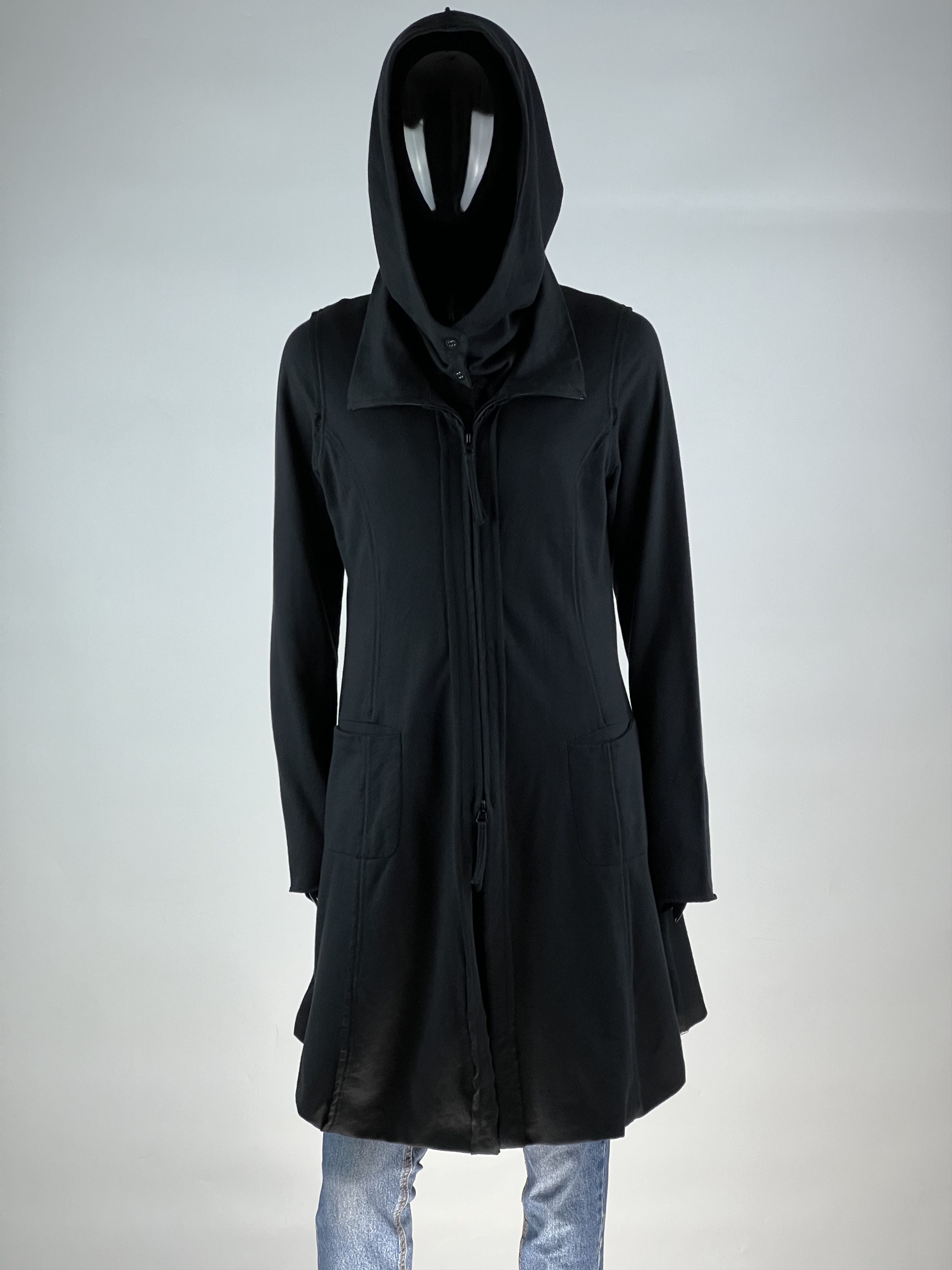 Rundholz Rundholz Asimmetrical Cotton Hooded Jacket Cardigan Size M / US 6-8 / IT 42-44 - 1 Thumbnail