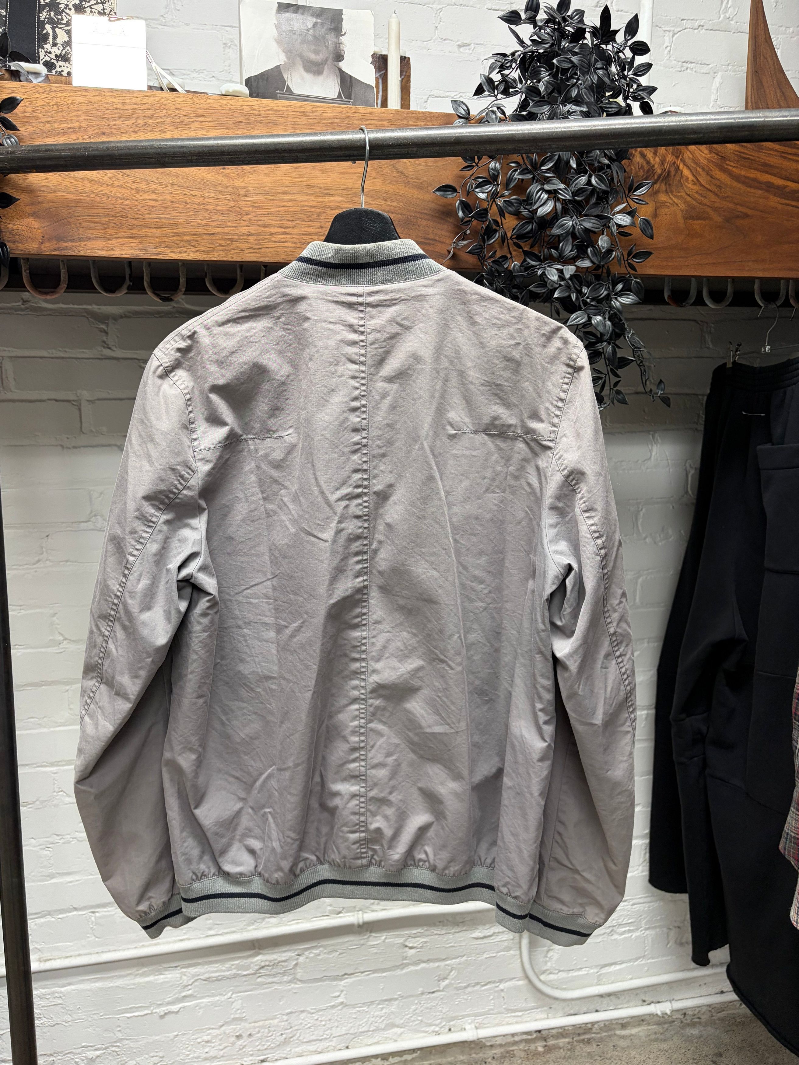 Dior SS2015 Dior Homme by Kris Van Assche ‘Bee Motif’ Grey Bomber Jacket Size US M / EU 48-50 / 2 - 4 Thumbnail