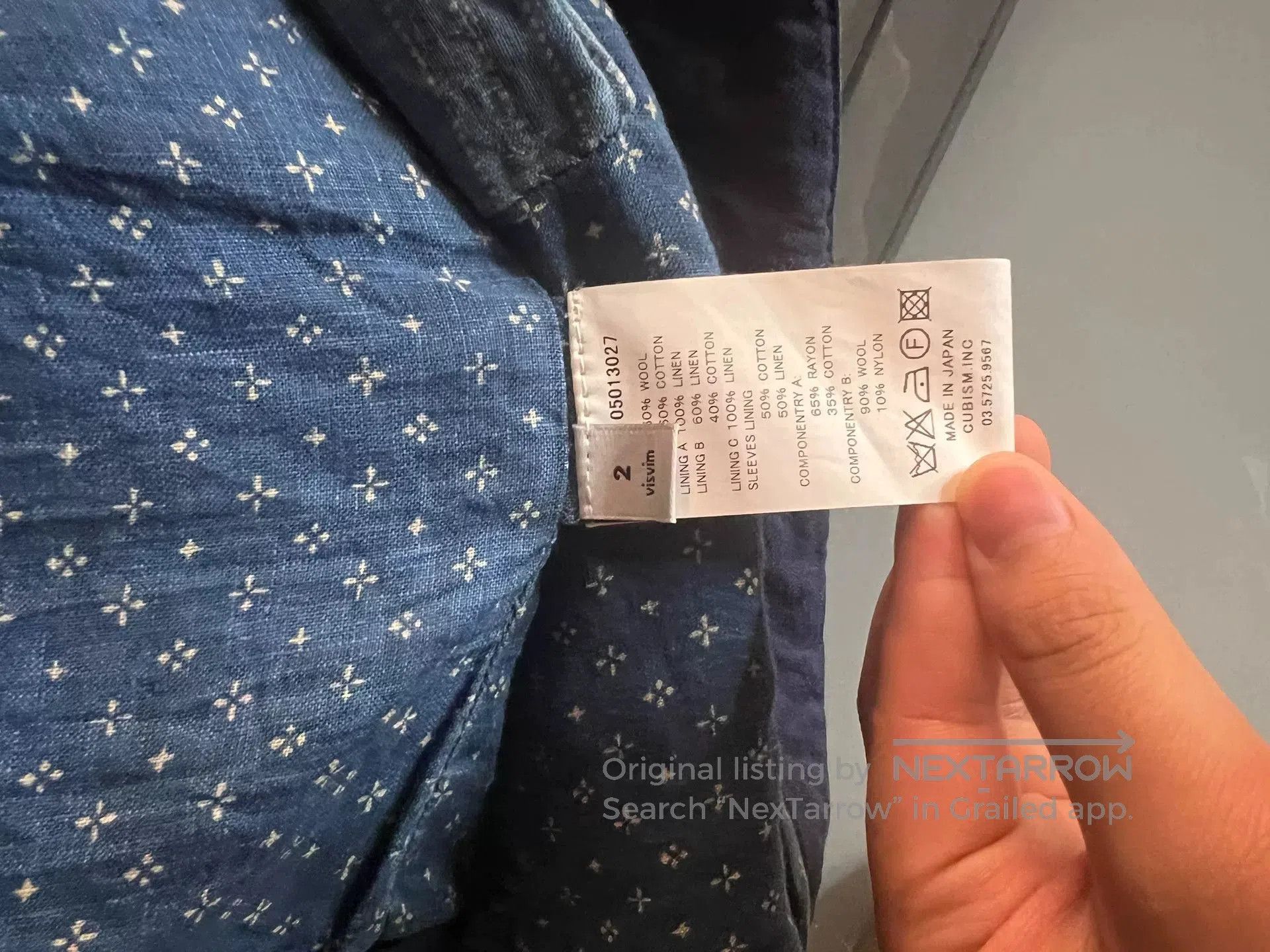 Visvim visvim tailored blazer in navy blue. Size US S / EU 44-46 / 1 - 5 Thumbnail