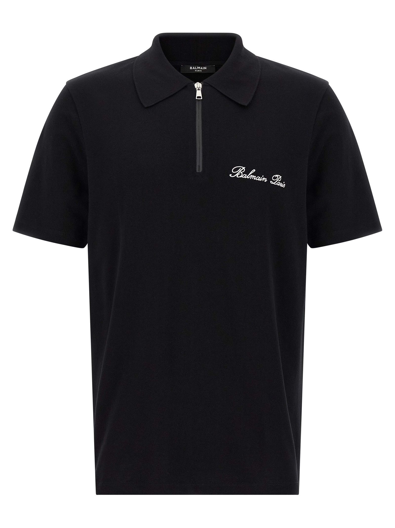 Balmain Logo embroidery polo shirt Size US S / EU 44-46 / 1 - 1 Thumbnail