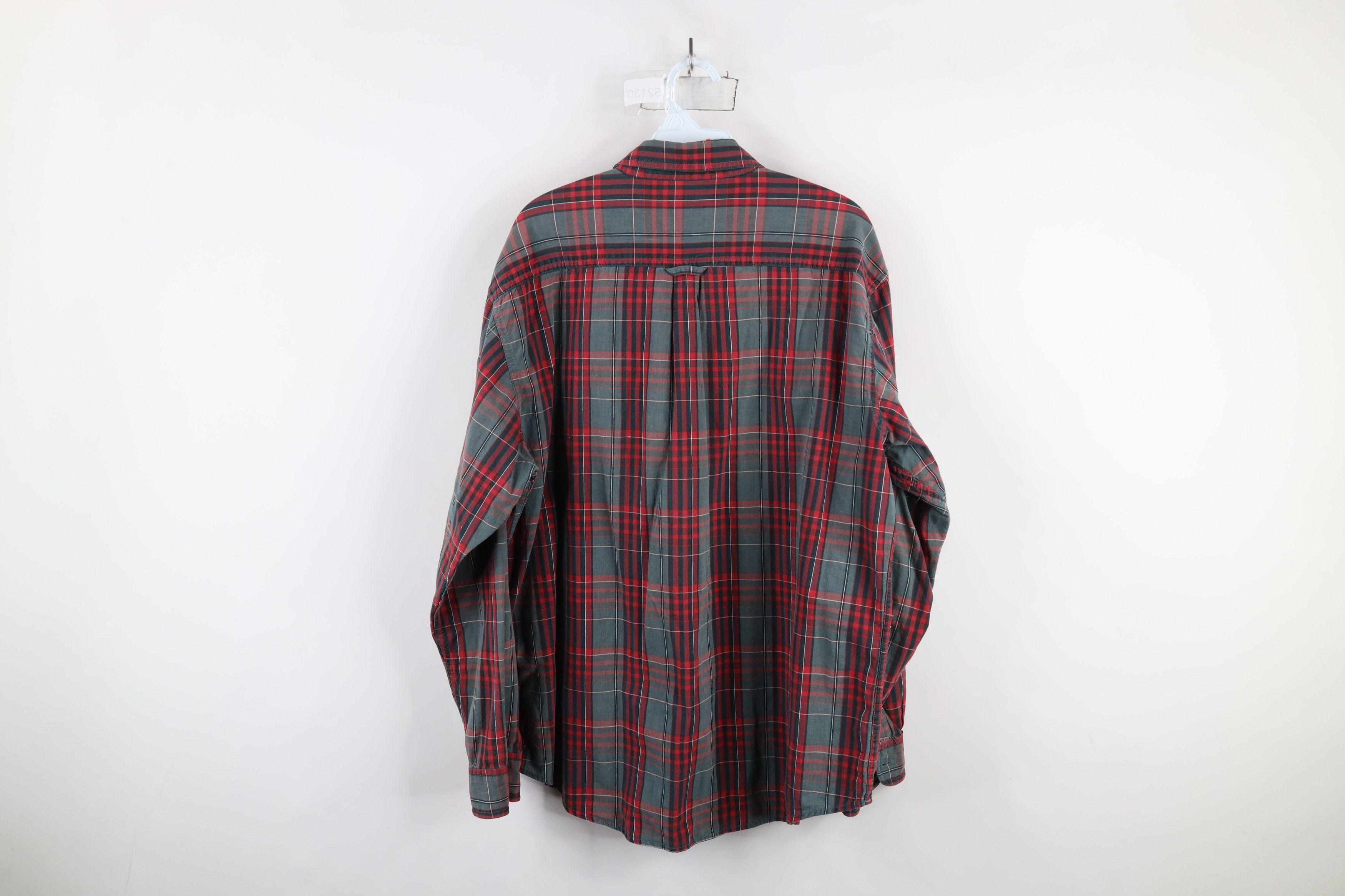 Cabelas × Vintage Vintage 90s Cabelas Pocket Collared Button Shirt Plaid Size US XL / EU 56 / 4 - 10 Thumbnail