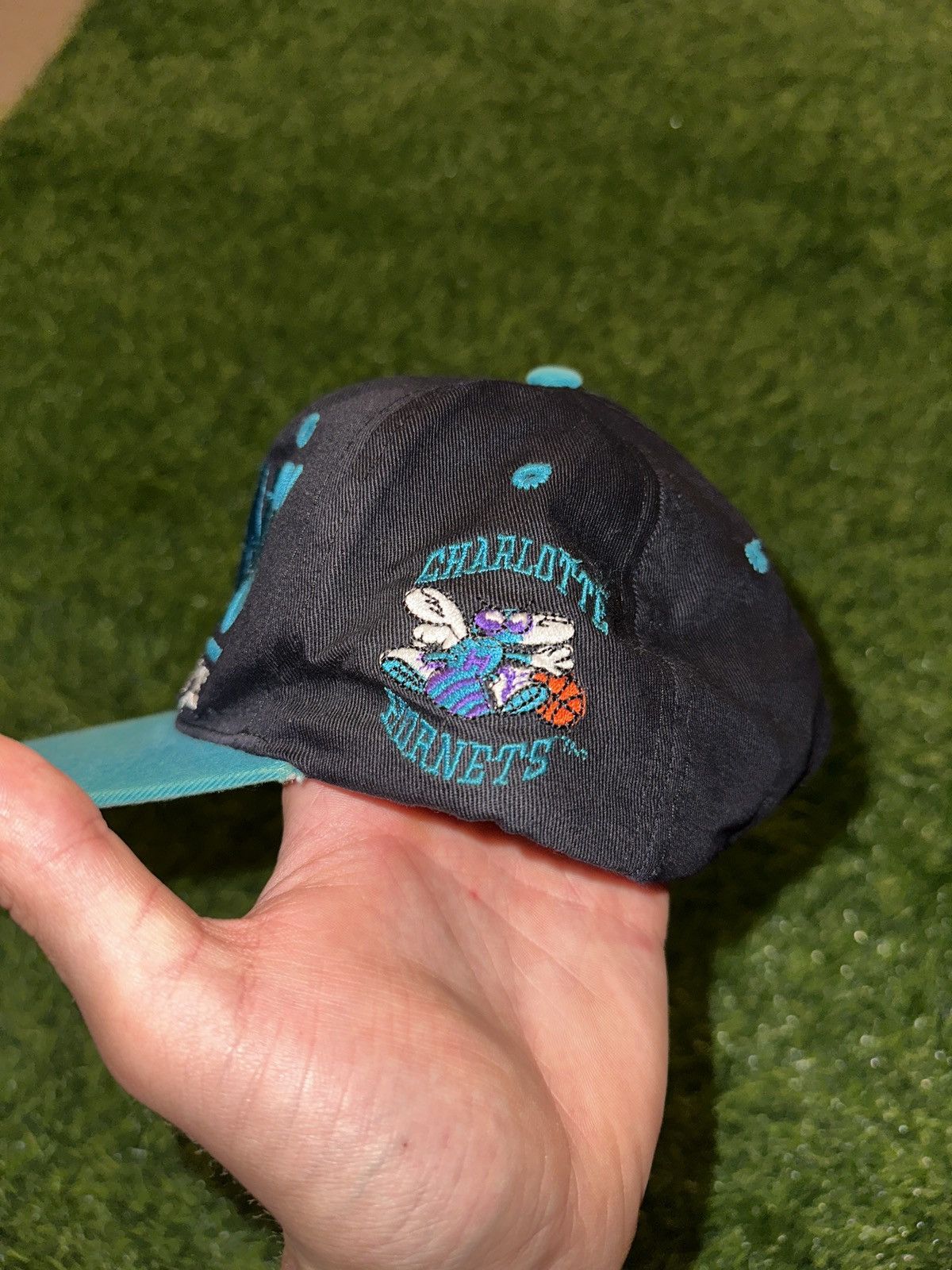 NBA Vintage nba charlotte hornets KIDS SIZE adjusble hat Size ONE SIZE - 3 Thumbnail