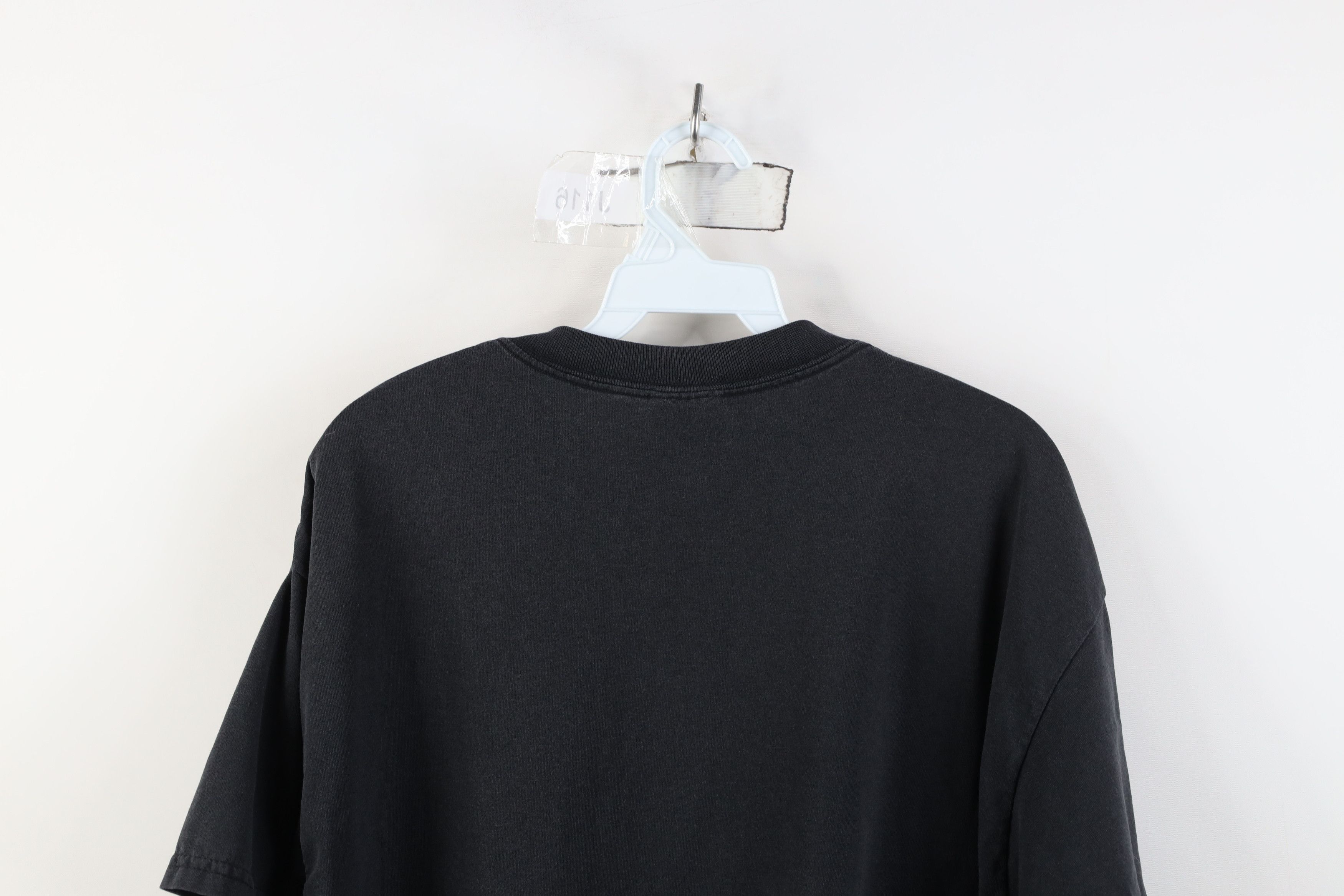 Hanes Vintage 90s Y2K Hanes Heavyweight Short Sleeve T-Shirt Black Size US L / EU 52-54 / 3 - 10 Thumbnail