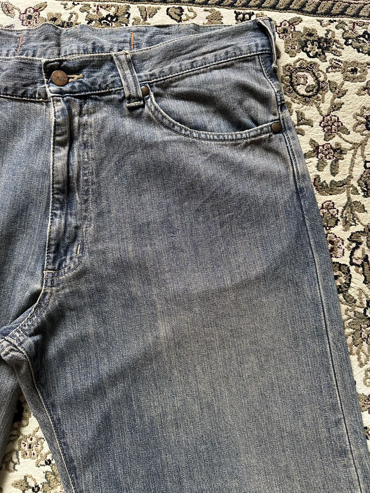 Wrangler Vintage Wrangler baggy jeans buckle back design Size US 36 / EU 52 - 12 Thumbnail