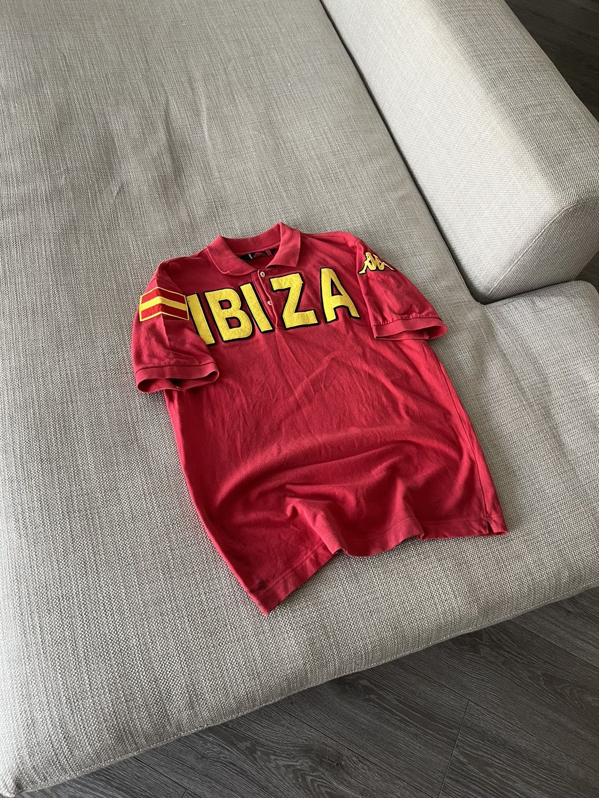 Kappa × Vintage Vintage 💥 Kappa Ibiza Polo T-Shirt Spain style Ralph Size US M / EU 48-50 / 2 - 4 Thumbnail