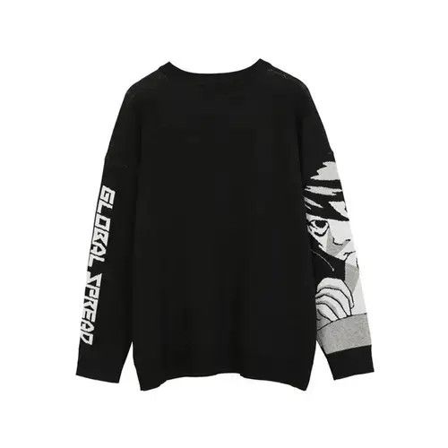 Japanese Brand Harajuku Sweater Vintage Japanese Style Size ONE SIZE - 6 Thumbnail