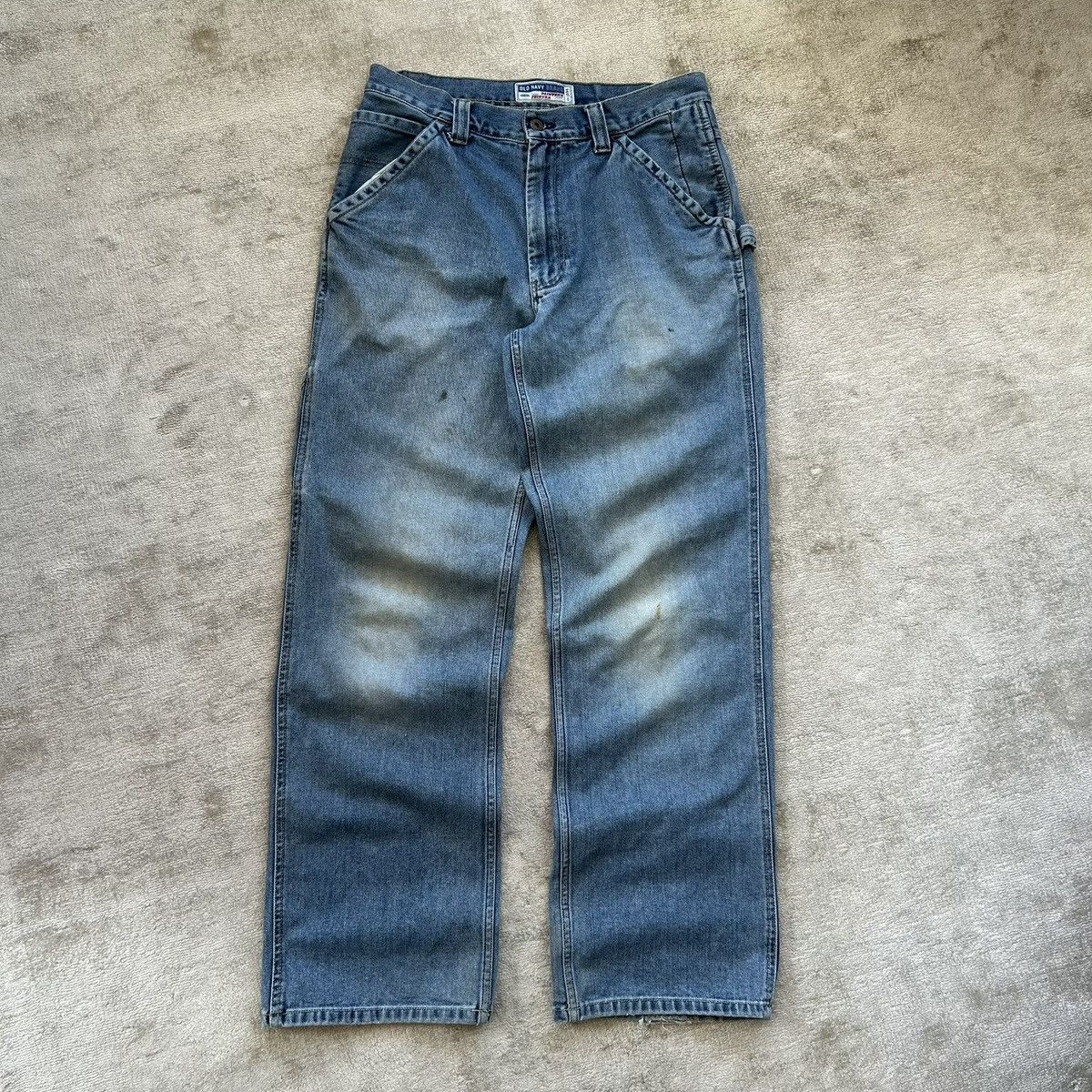 Old Navy Faded Carpenter Jeans Old Navy Denim Size US 32 / EU 48 - 2 Thumbnail