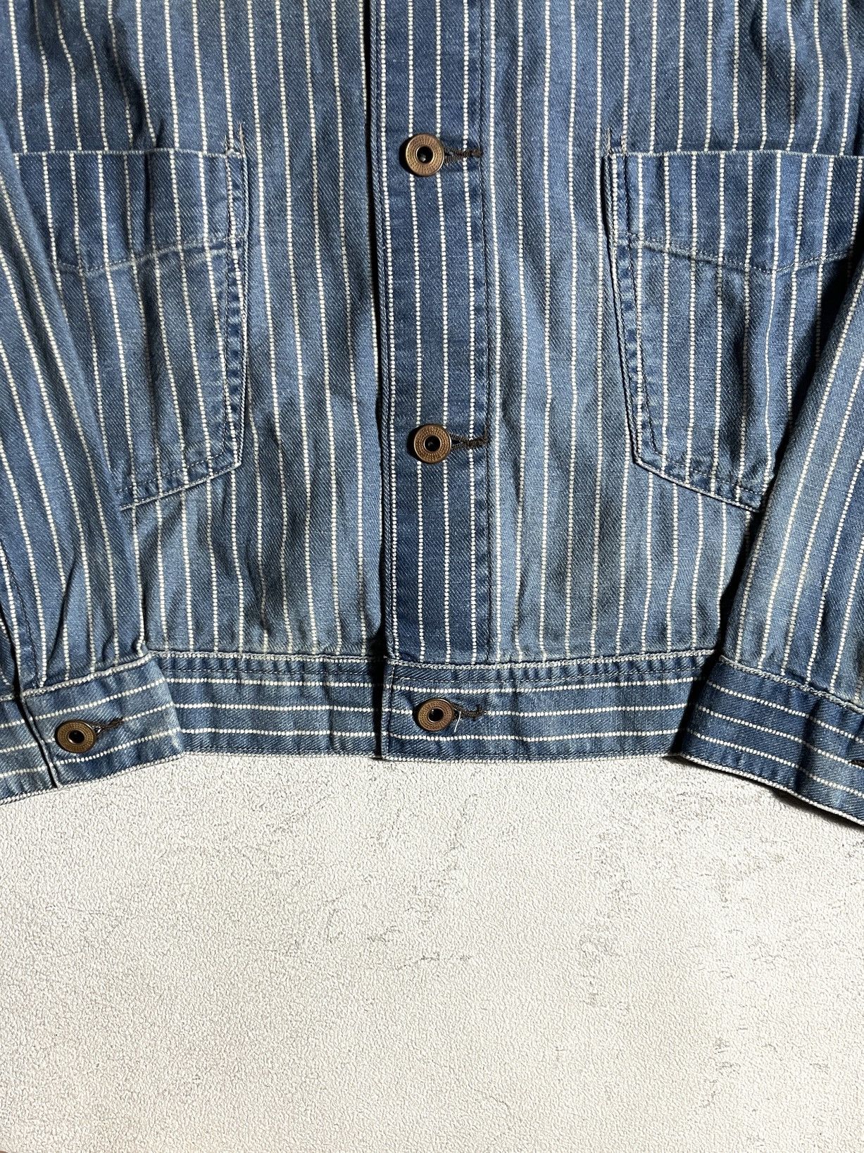 RRL Ralph Lauren RRL DOUBLE RL HUTCHINS ENGINEER DOT STIFFLE JACKET Size US XS / EU 42 / 0 - 9 Thumbnail