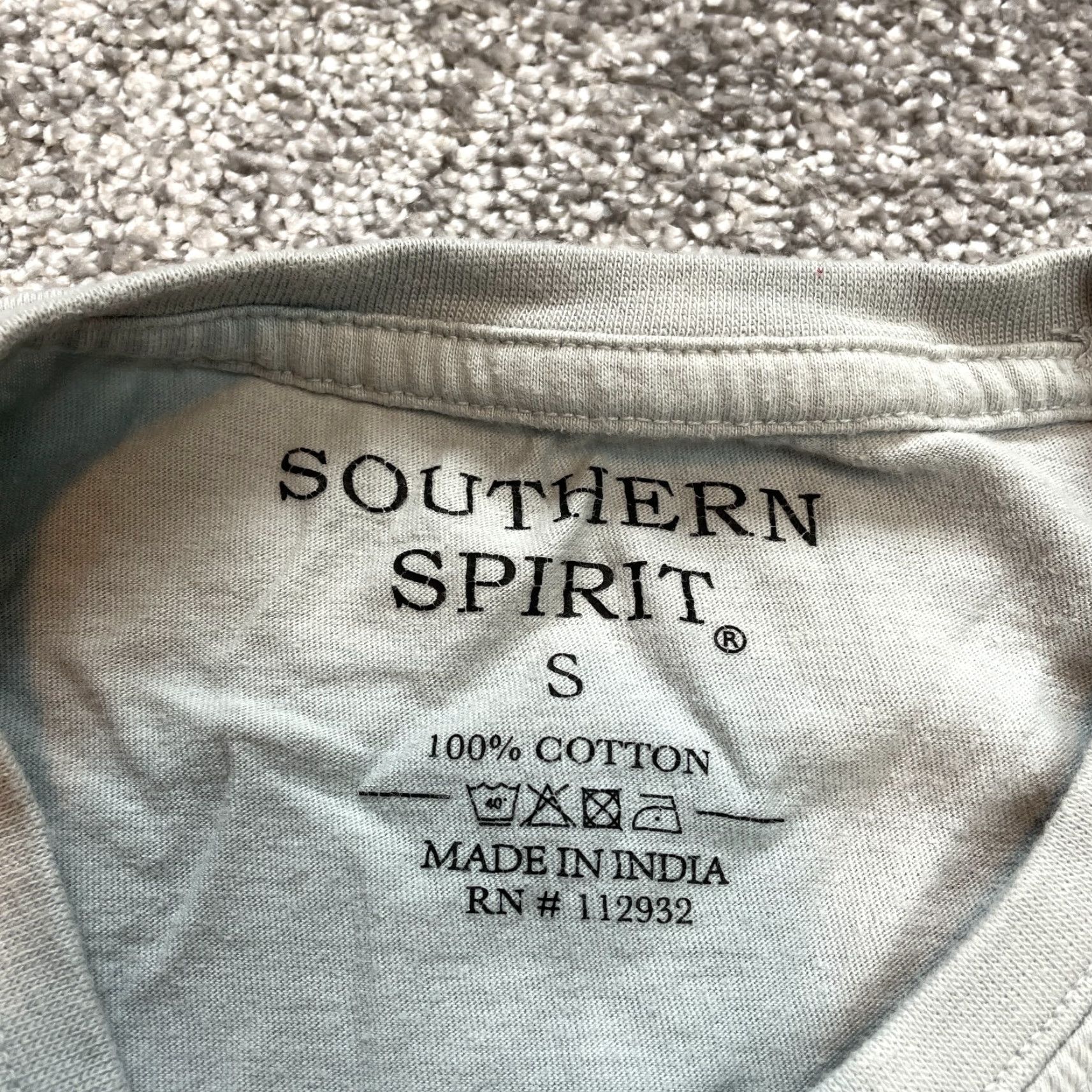 ESPIRIT Southern Spirit Shirt Adult Small Blue and White Great Smoky Mountains Graphic Shirt Size US S / EU 44-46 / 1 - 4 Thumbnail