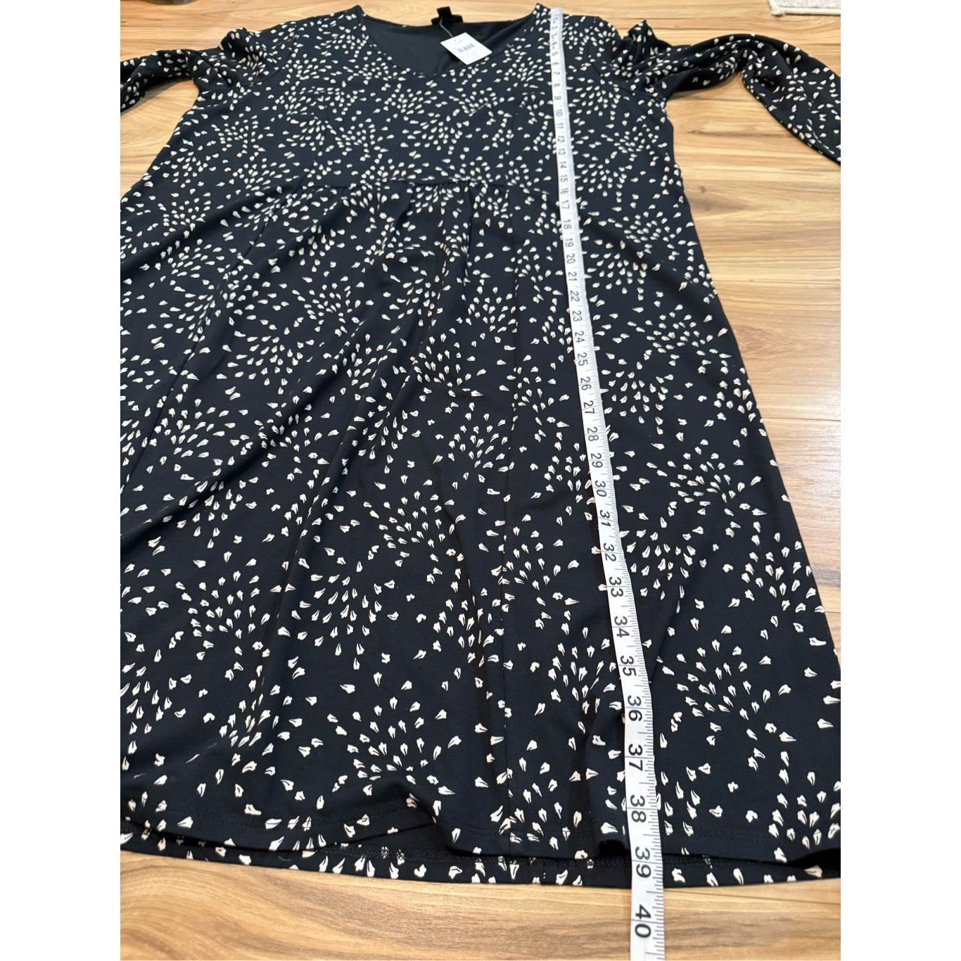 Other J Jill NWT Black Tan Print Knit Dress Wearever Collection Lo Size XL / US 12-14 / IT 48-50 - 7 Thumbnail