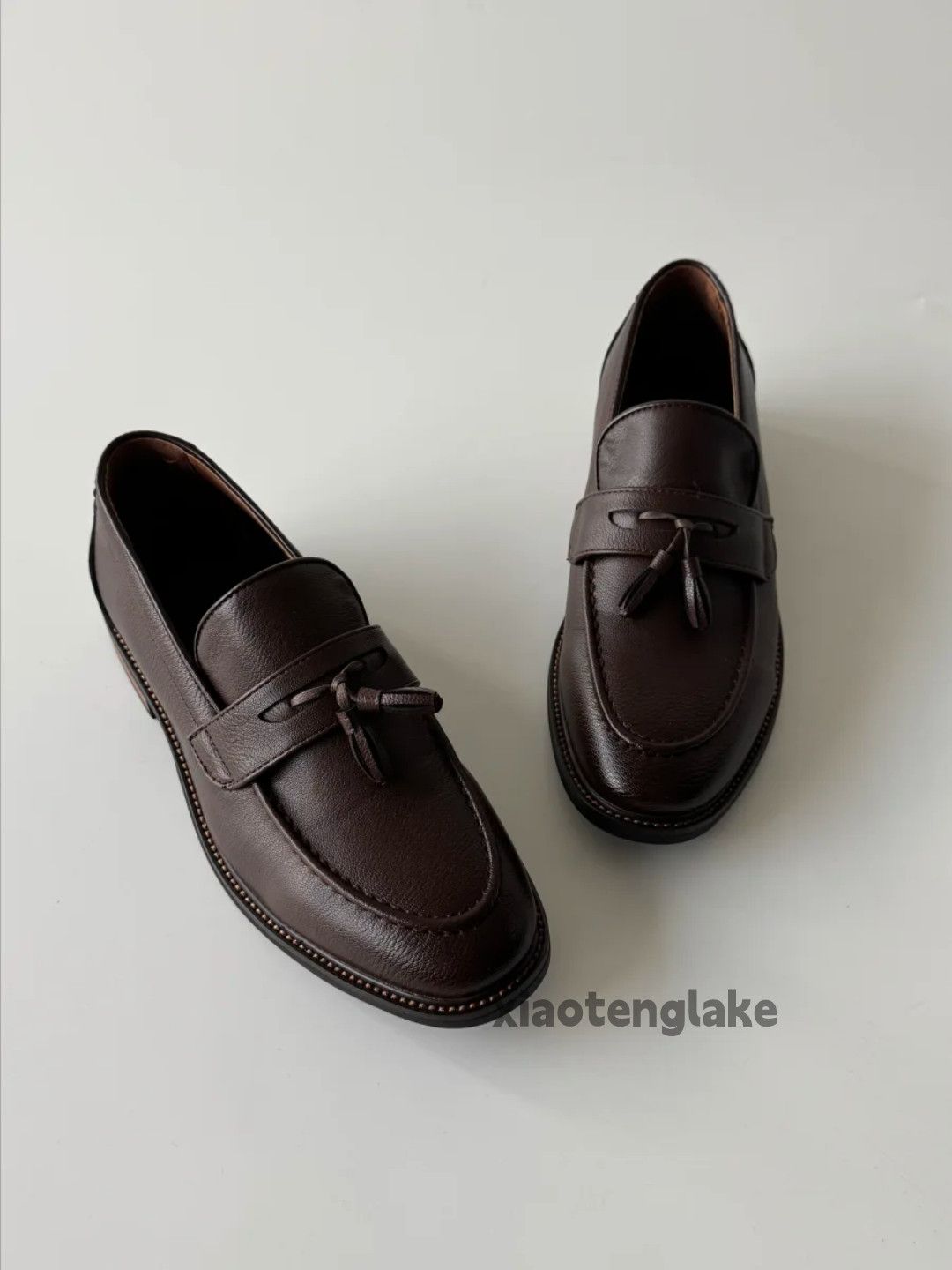 Vintage Unisex outdoor utility workwear loafer tassel shoes Size US 7 / EU 40 - 4 Thumbnail