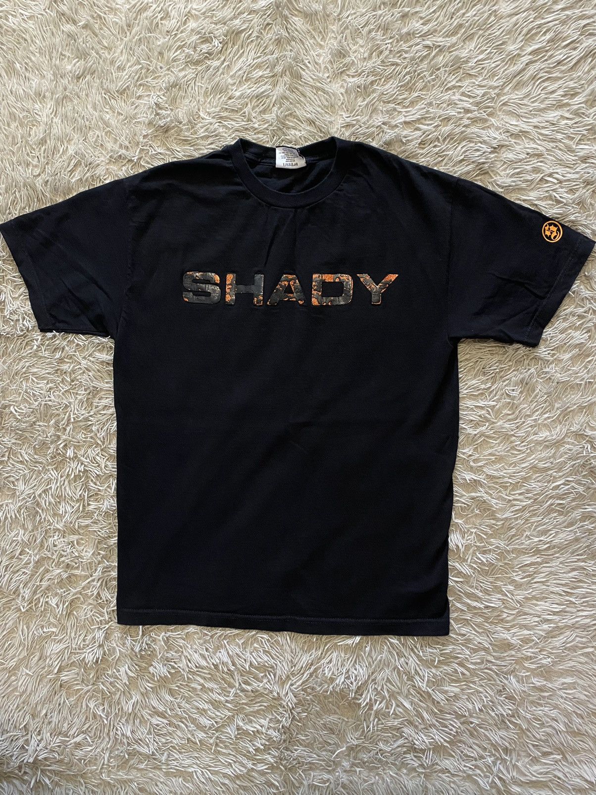 Rare Vintage Shady LTD good Eminem HipHop Logo Shirt