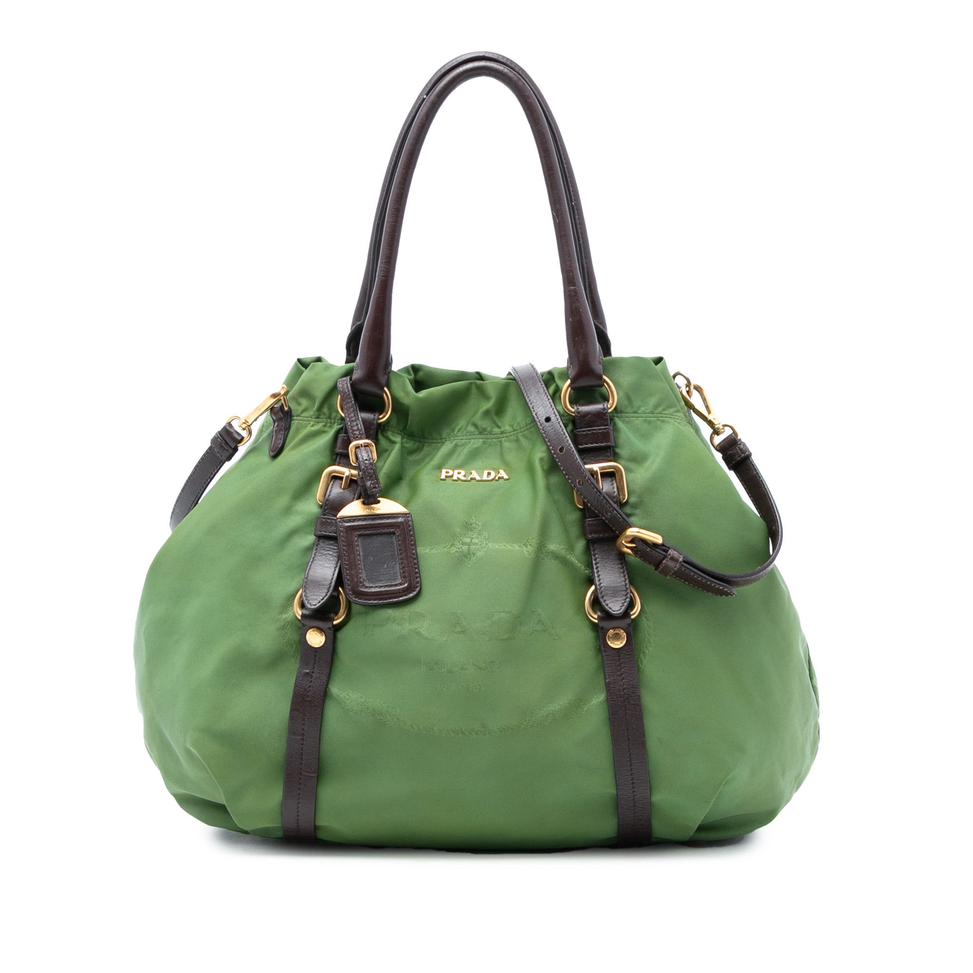 Prada Prada Tessuto Canapa Logo Satchel Size ONE SIZE - 1 Thumbnail