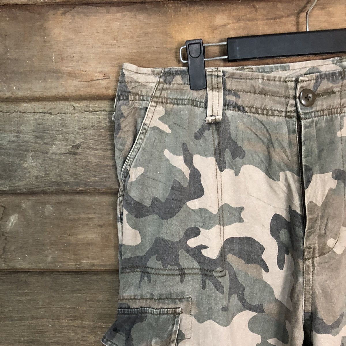 Japanese Brand DL Plus More Camo utility military cargo Pants #S2775 Size US 35 - 4 Thumbnail