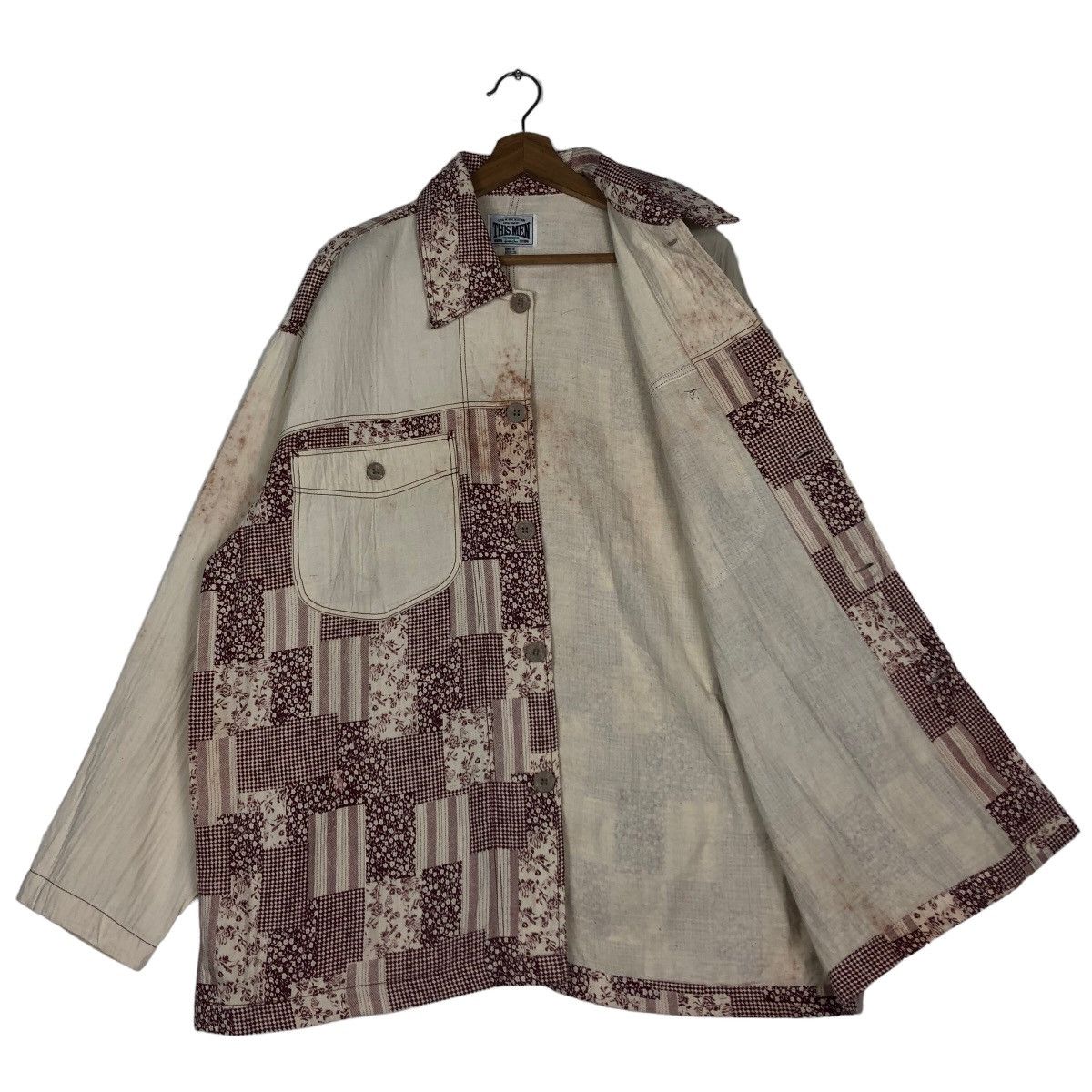 Japanese Brand 🔥90’s Vtg Shirts This Men Issey Miyake Design Rare Design Size US M / EU 48-50 / 2 - 9 Thumbnail