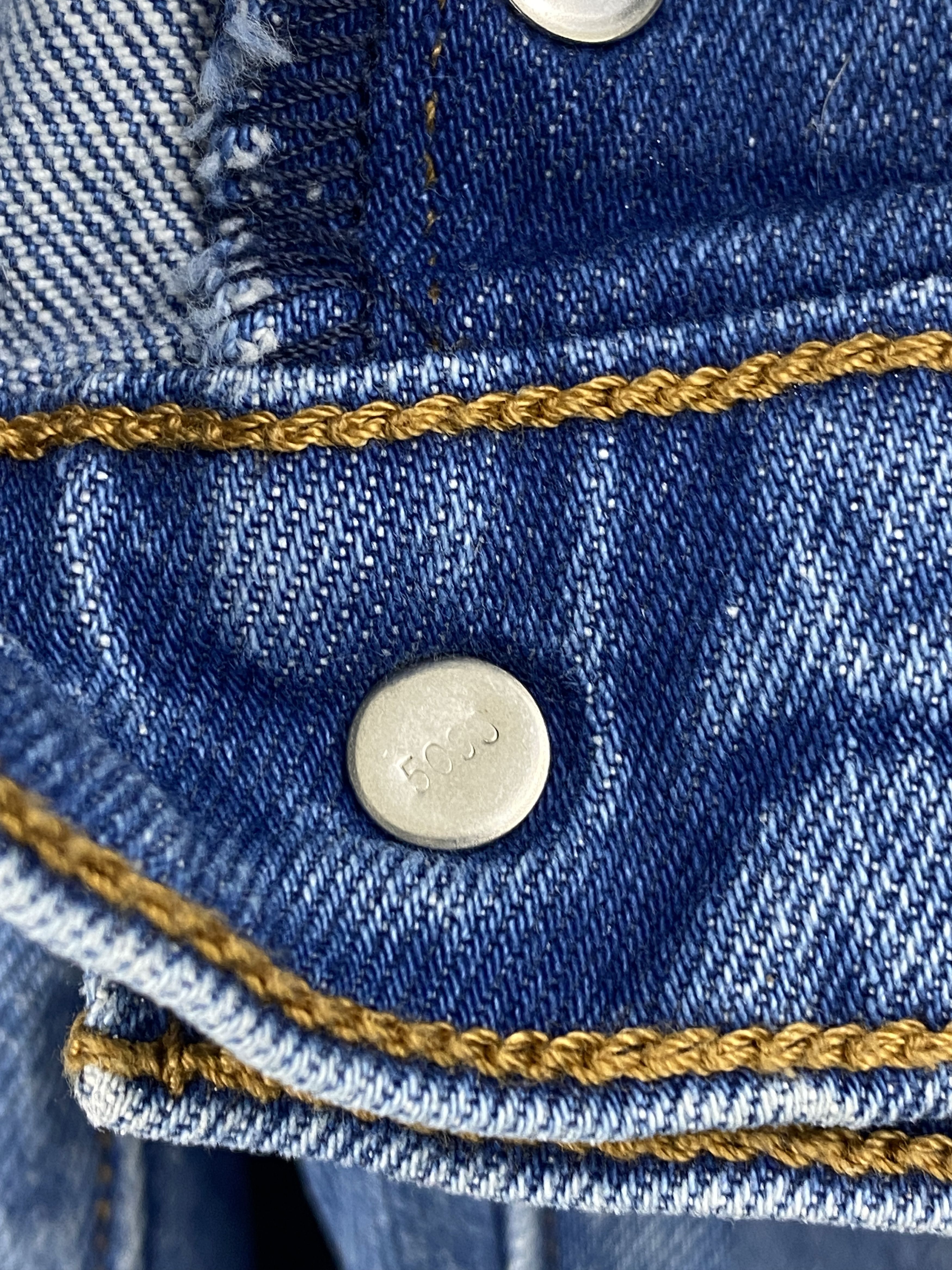 Levi's Vintage Levis 964 Big E Button Fly Jeans DP2320 Size US 26 / EU 42 - 15 Thumbnail