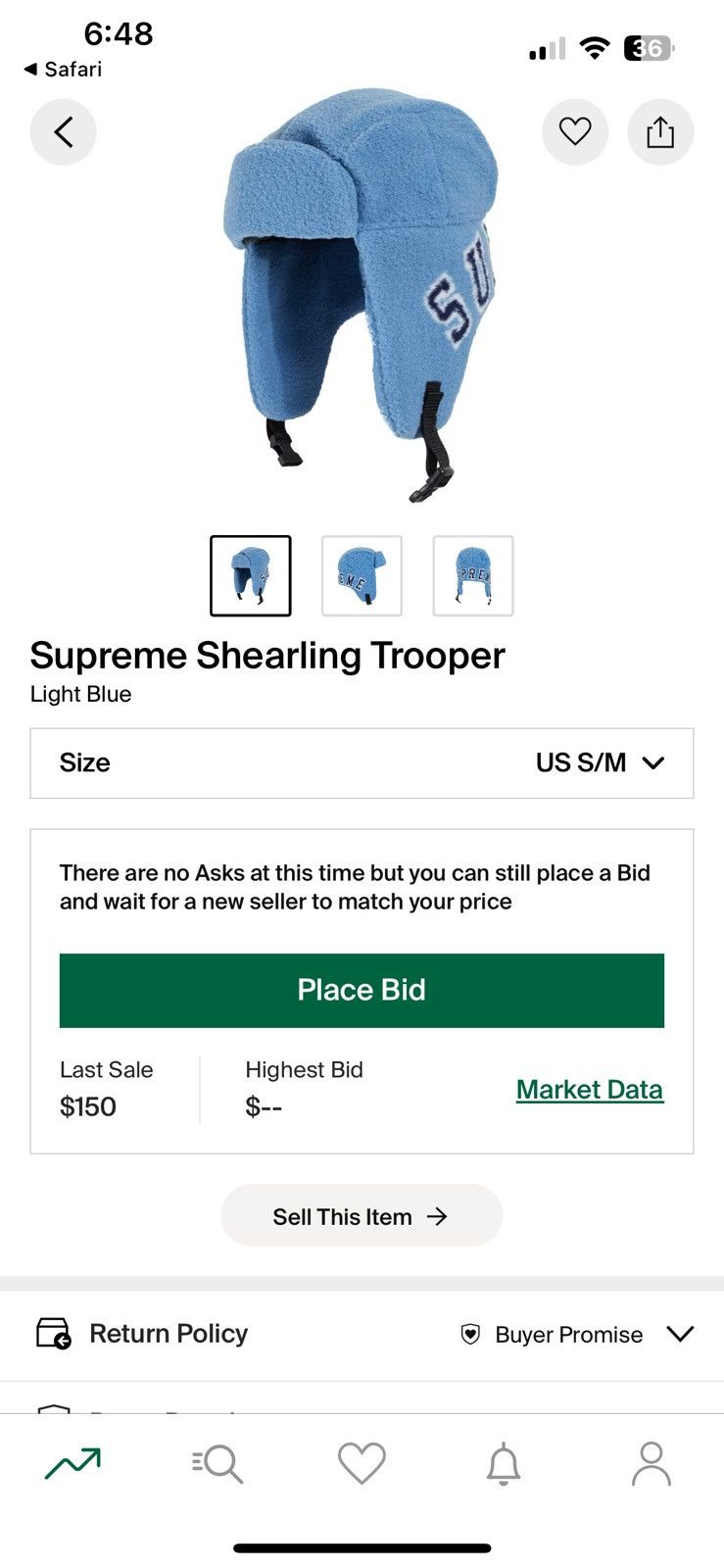 Supreme Supreme Shearling Trooper Hat Size S/M Size ONE SIZE - 2 Thumbnail