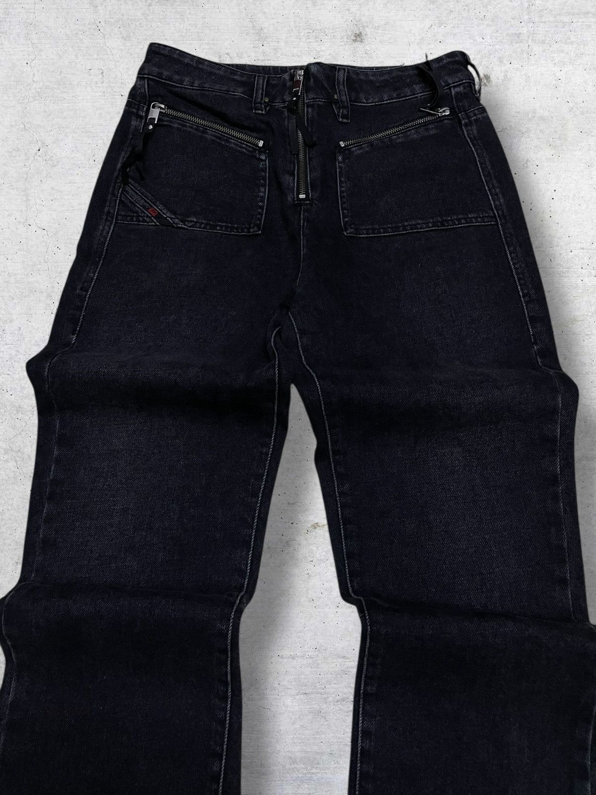 Diesel VINTAGE DIESEL INDUSTRY DESIGNER UNIQE DEARLIE CUTTING DENIM Size US 28 / EU 44 - 4 Thumbnail