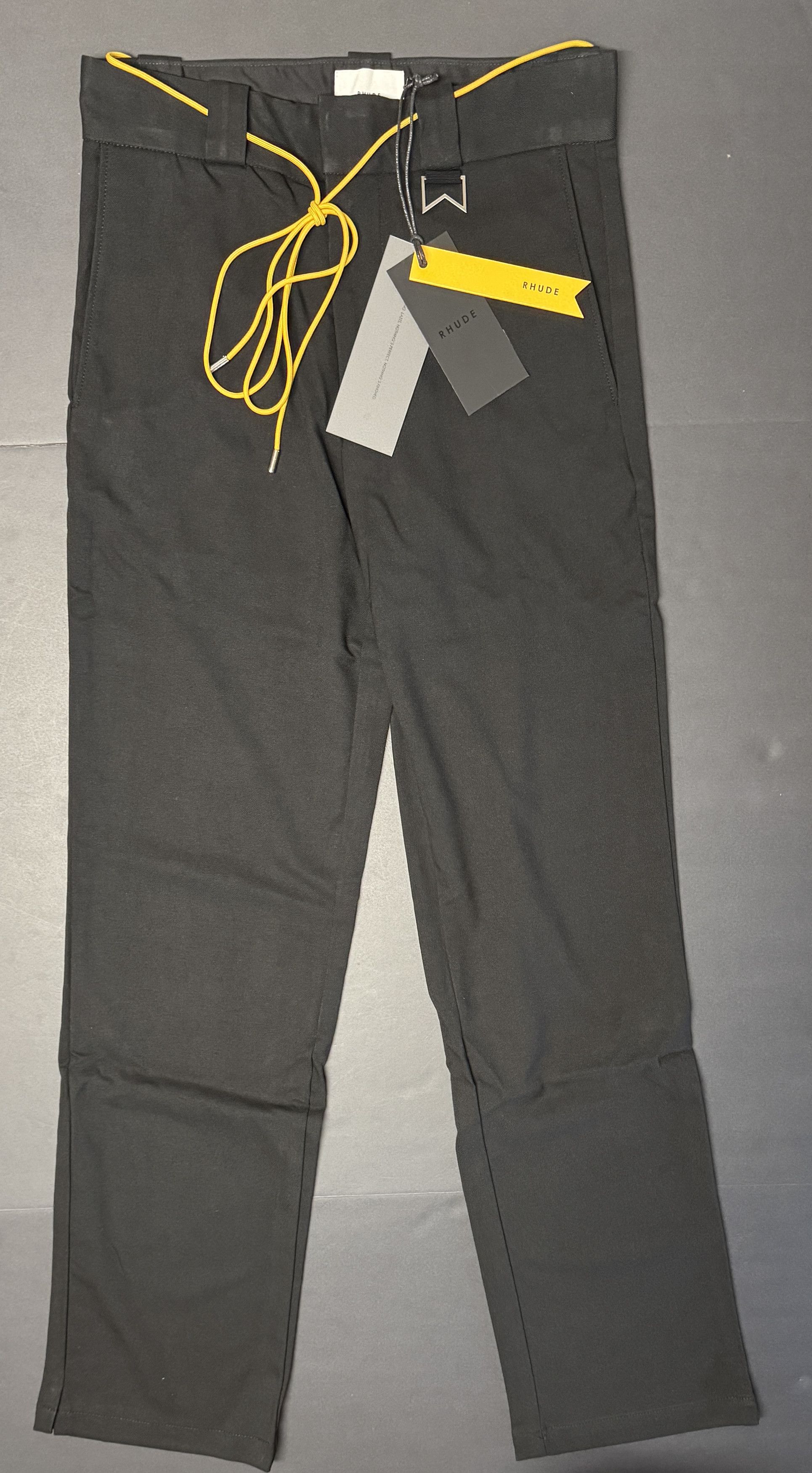 Rhude Rhude Drawstring Trousers Black Size US 30 / EU 46 - 1 Thumbnail