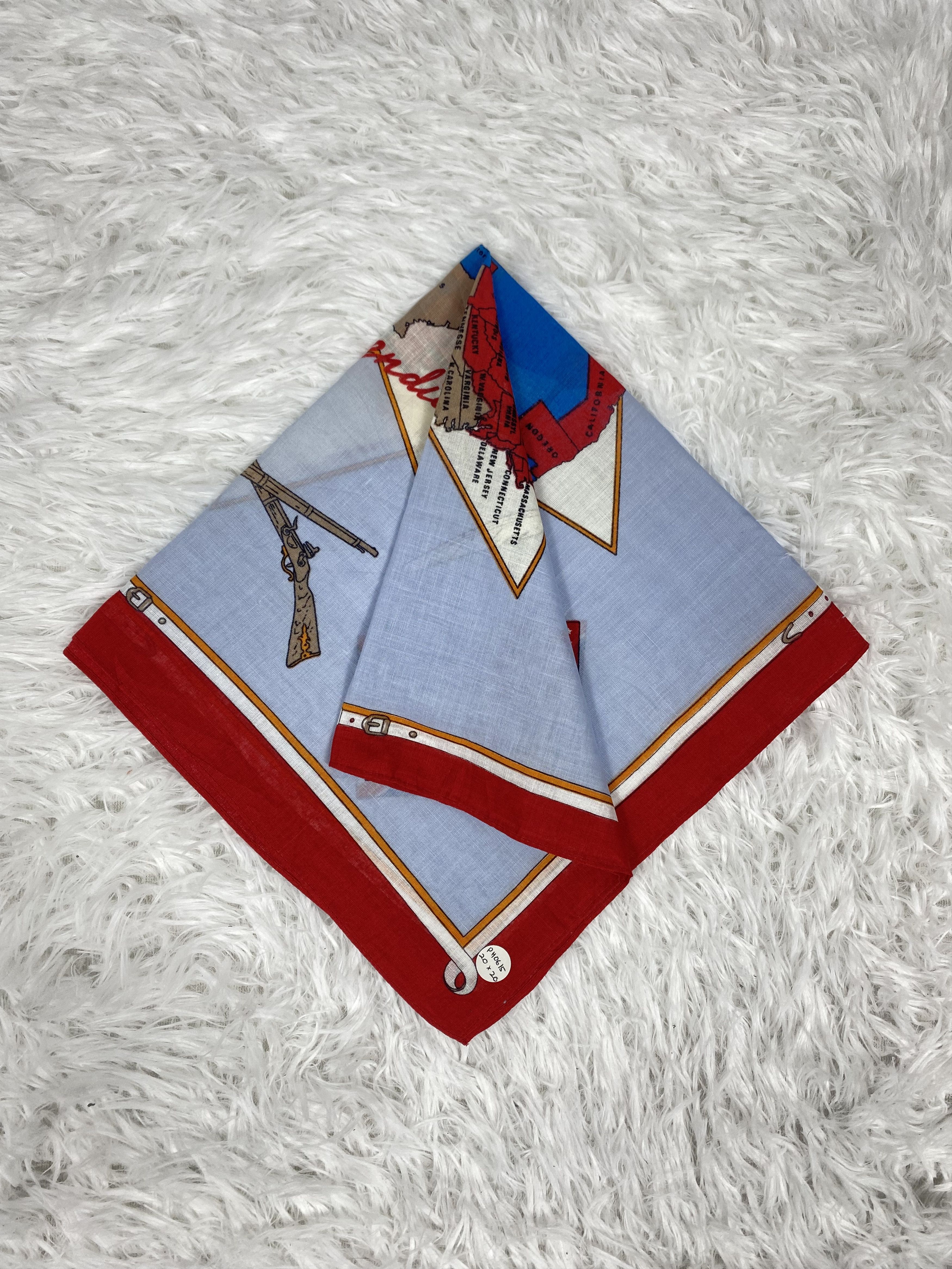 Cowboy Equipment × Vintage Vintage Old Splendidly Age Handkerchief Neckerchief PH0615 Size ONE SIZE - 1 Thumbnail