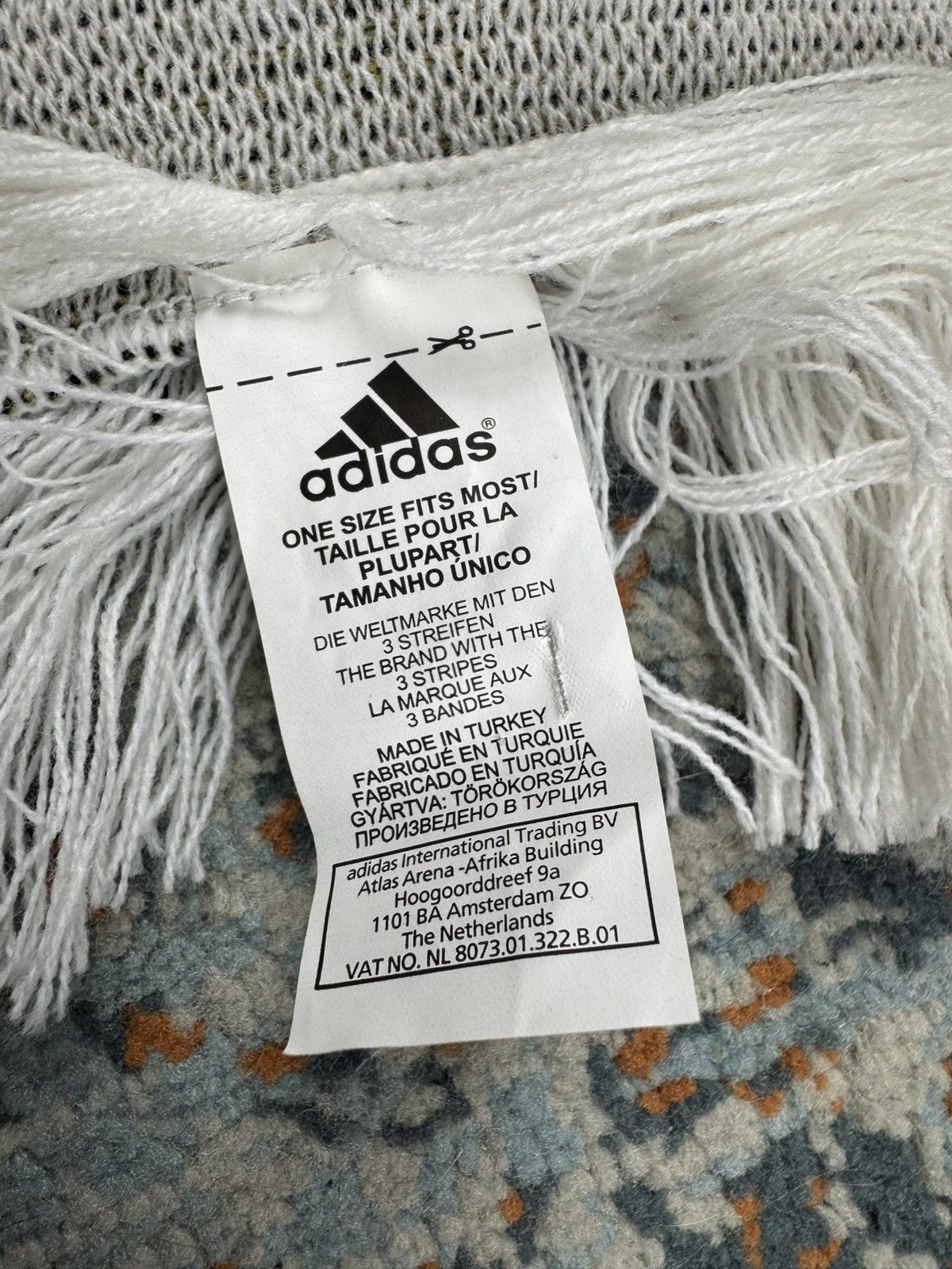Adidas × Vintage Vintage y2k Adidas Deutschland Germany official scarf shawl Size ONE SIZE - 8 Thumbnail