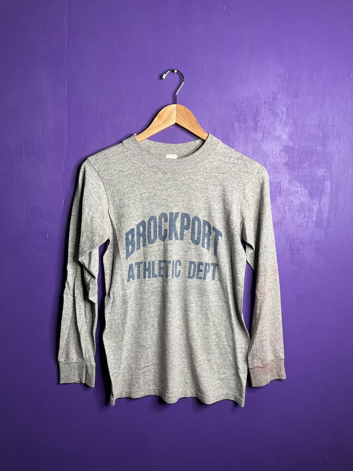 Champion × Vintage Vintage 80s champion brockport athletics long-sleeve tee Size US S / EU 44-46 / 1 - 1 Thumbnail