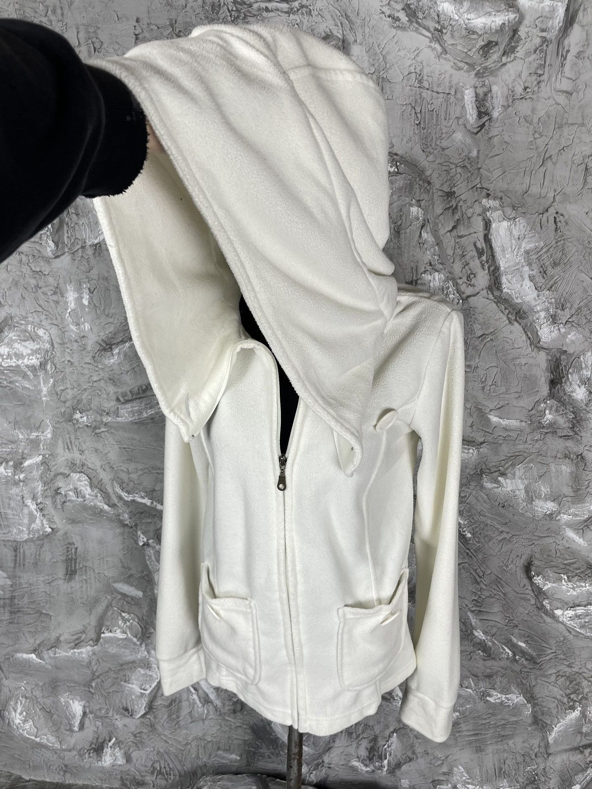 Japanese Brand Y2K Huuuge Hood Huge Buttons Hoodie LGB Japanese Style Size US M / EU 48-50 / 2 - 7 Thumbnail