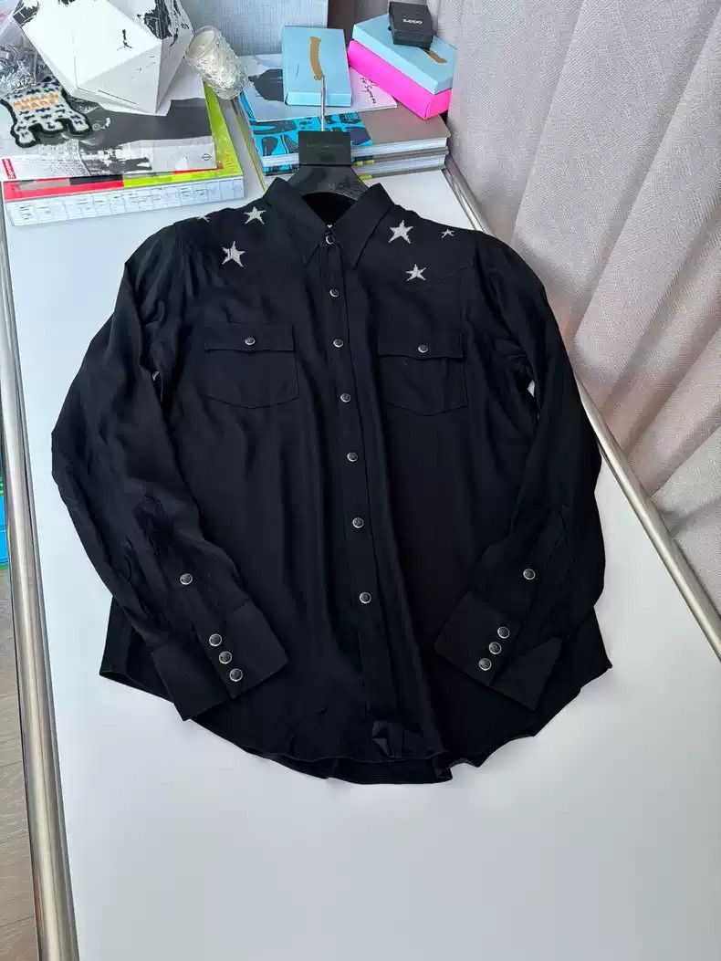 Saint Laurent Paris Saint Laurent Paris Chain Star Shirt-2505 Size US L / EU 52-54 / 3 - 1 Thumbnail