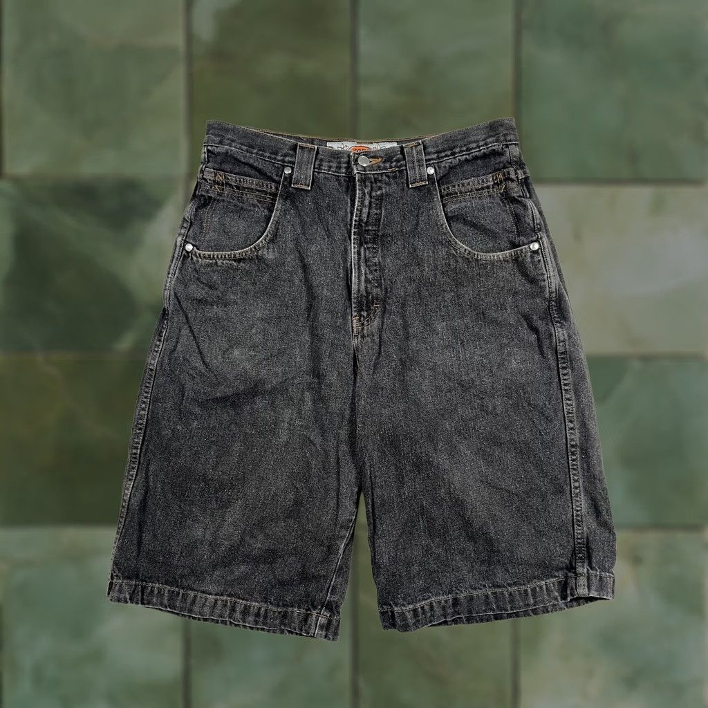 Denime Zonz Mens 36 Gray Denim Bermuda Shorts 5-Pocket Zip Front Relaxed Fit Charcoal Wash Summer Casual Men Size US 36 / EU 52 - 1 Thumbnail
